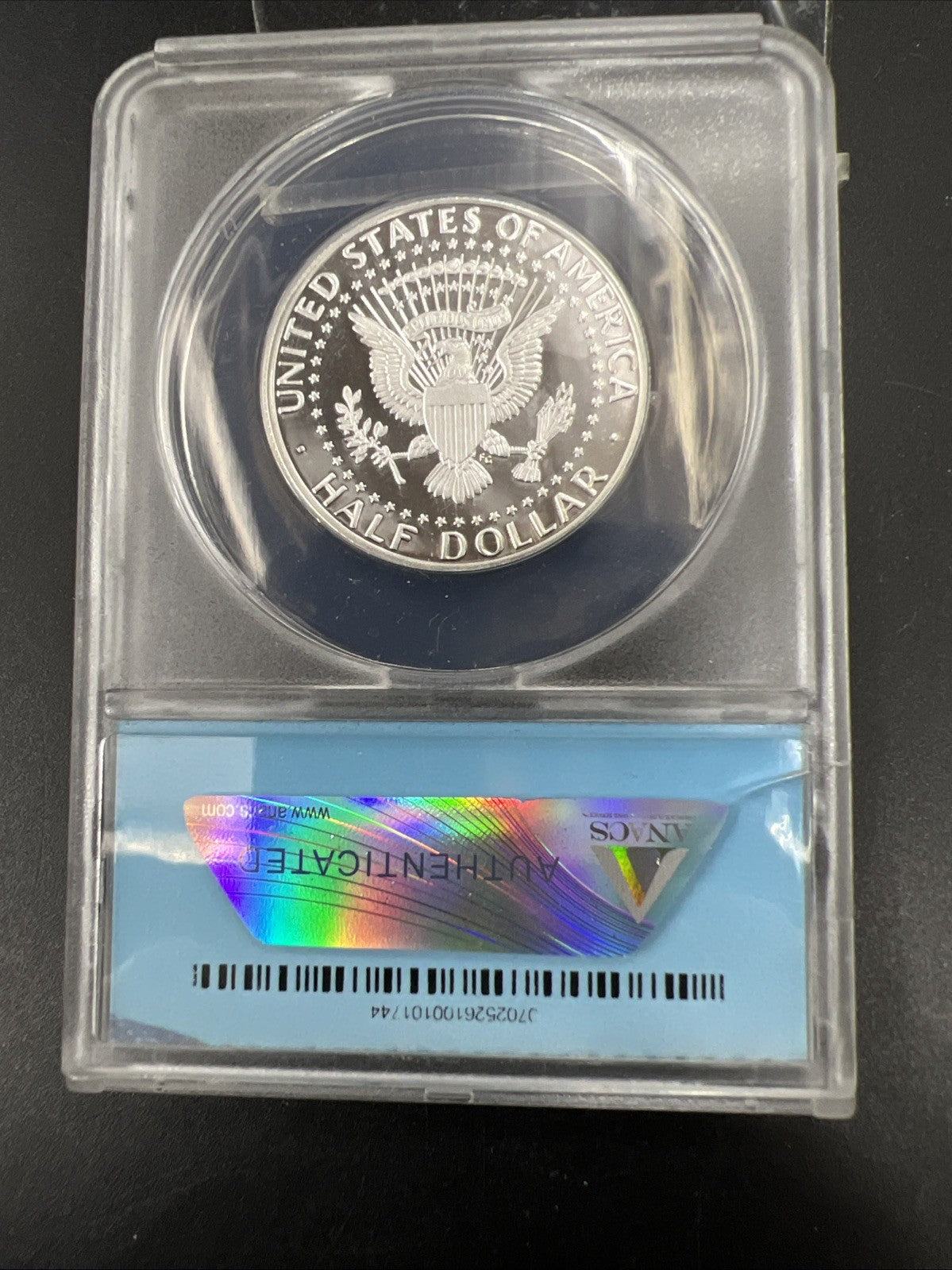 2019 S 50c Kennedy Silver Half Dollar Coin PR70 DCAM ANACS #0286/1119
