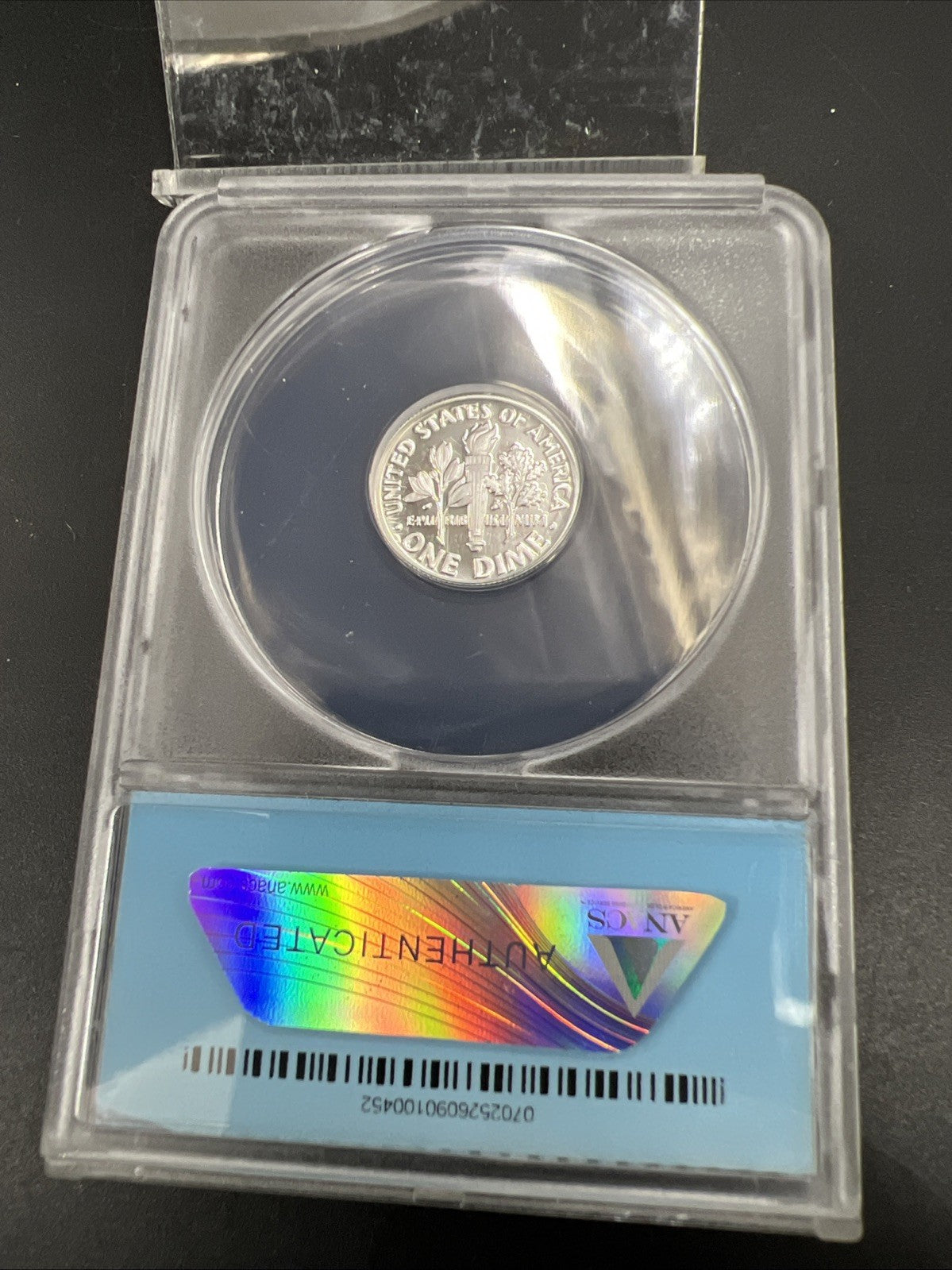 2019 S 10c Roosevelt Proof Silver Dime Coin PR70 DCAM ANACS #0286/1119