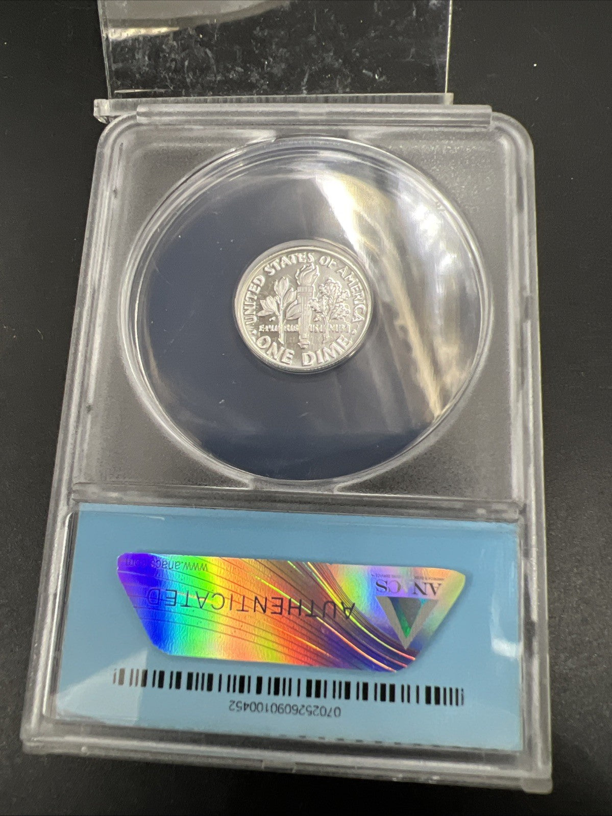 2019 S 10c Roosevelt Proof Silver Dime Coin PR70 DCAM ANACS #0286/1119