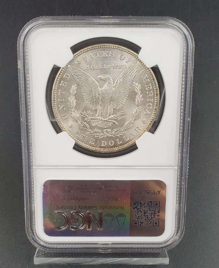 1887 Philadelphia Mint $1 Morgan Silver Dollar Coin NGC MS66+ Plus Gem BU