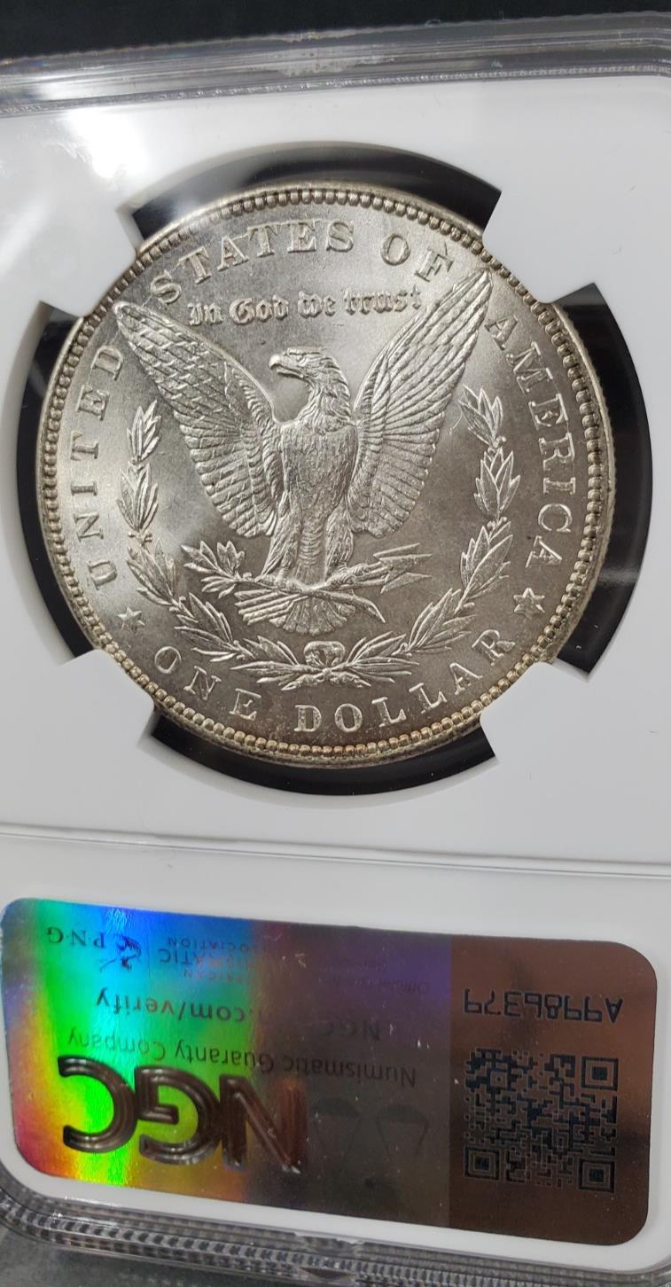1887 Philadelphia Mint $1 Morgan Silver Dollar Coin NGC MS66+ Plus Gem BU