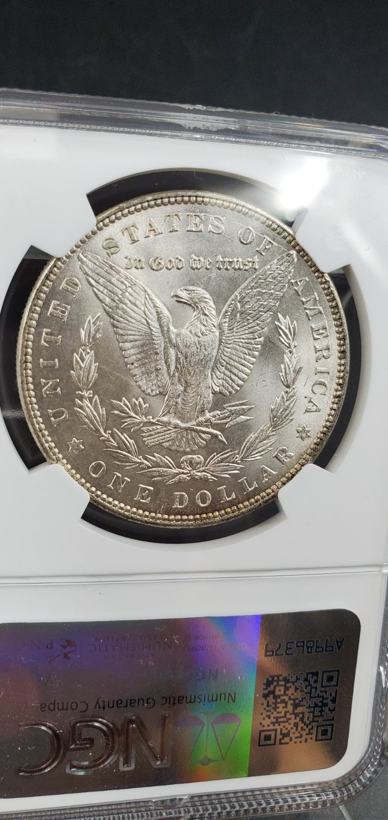 1887 Philadelphia Mint $1 Morgan Silver Dollar Coin NGC MS66+ Plus Gem BU