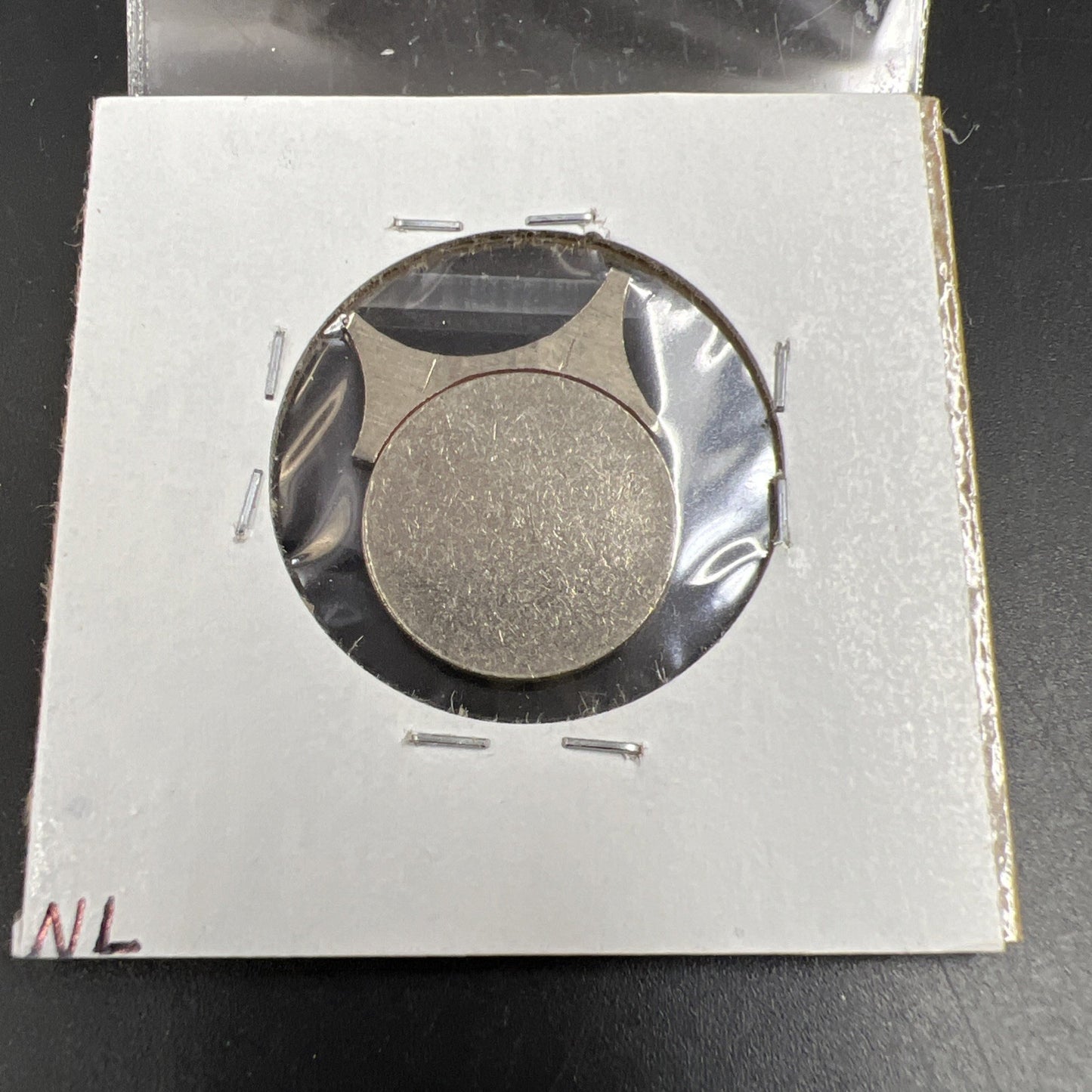 Type 2 Copper Nickel Dime Planchet Blank Error with Webbing