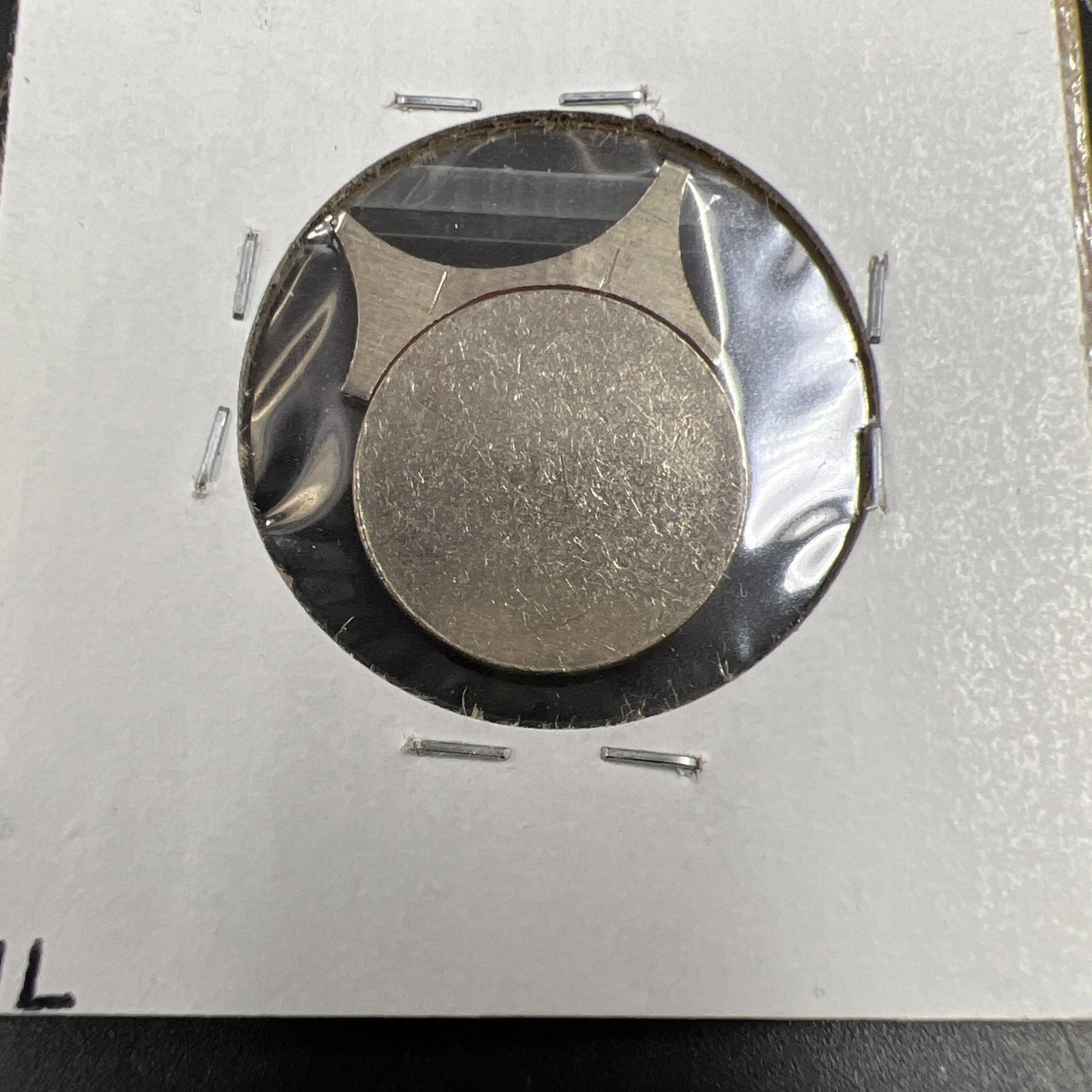Type 2 Copper Nickel Dime Planchet Blank Error with Webbing