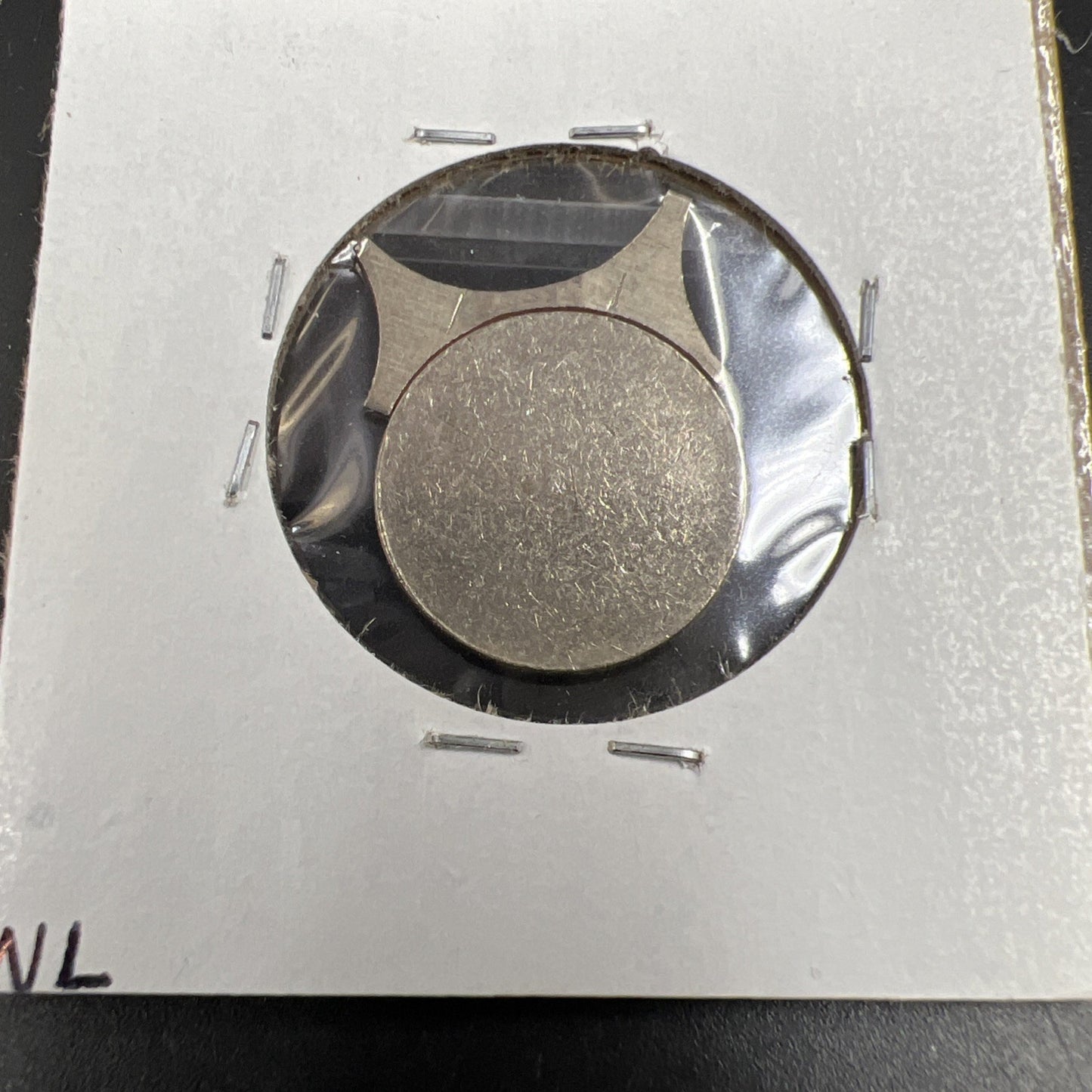Type 2 Copper Nickel Dime Planchet Blank Error with Webbing