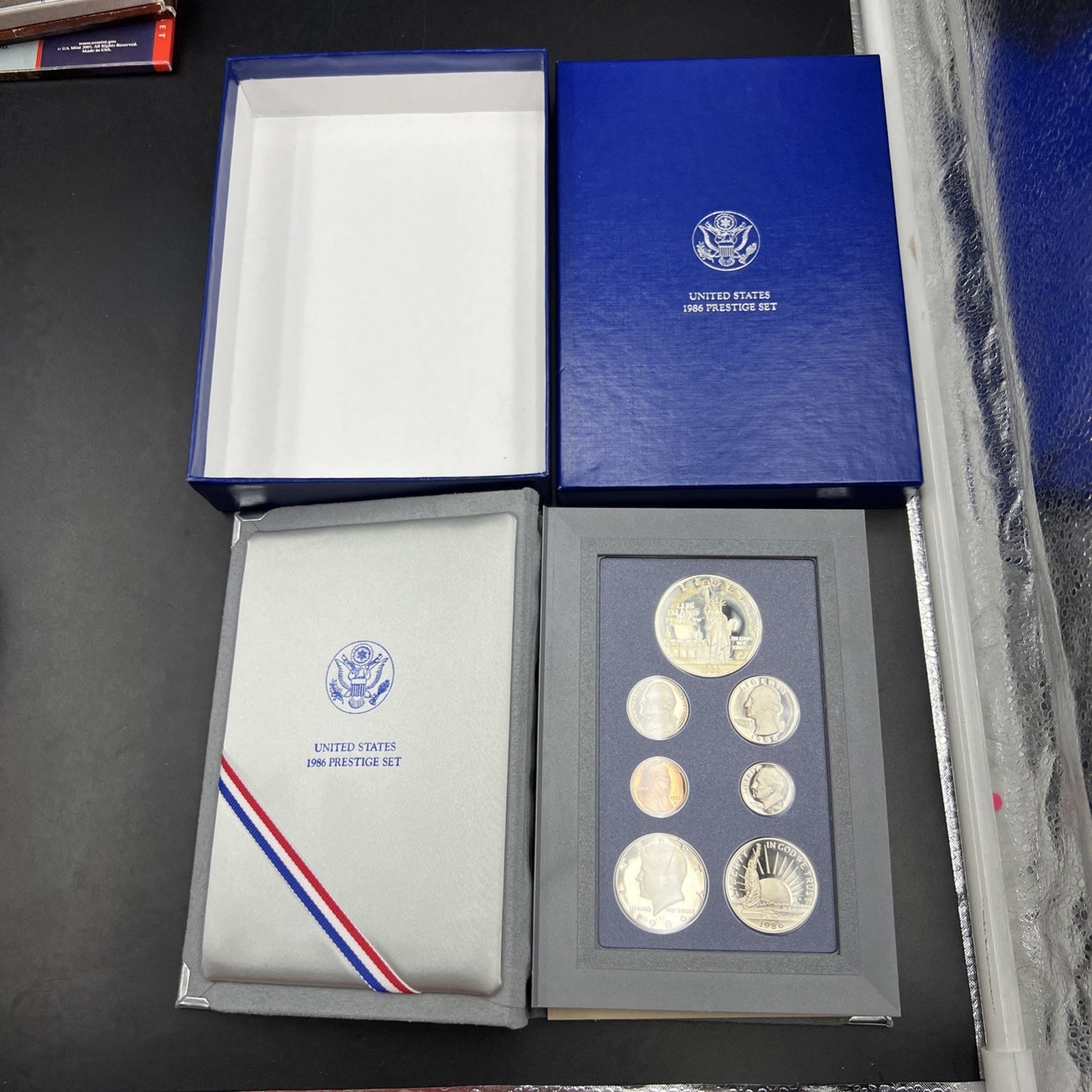1986 S US Mint Prestige Proof Set OGP used Box NO COA