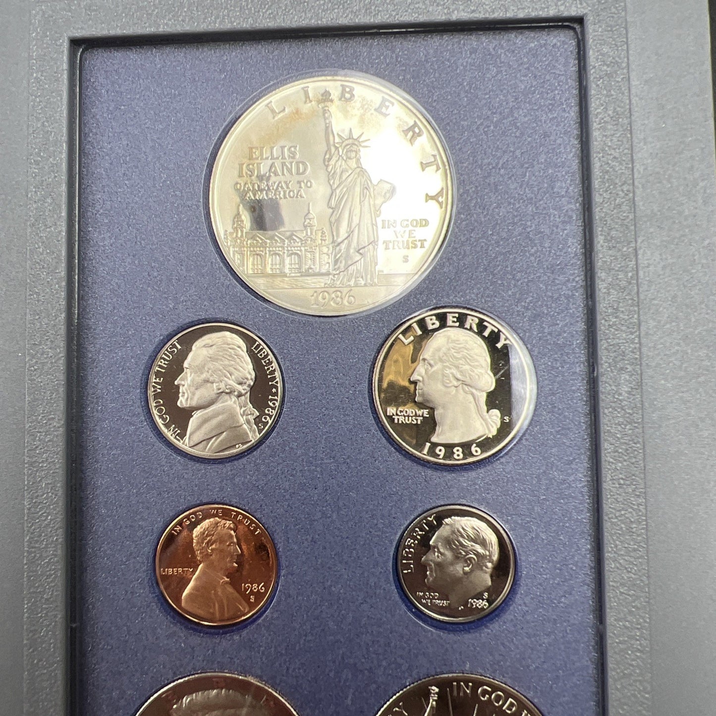 1986 S US Mint Prestige Proof Set OGP used Box NO COA