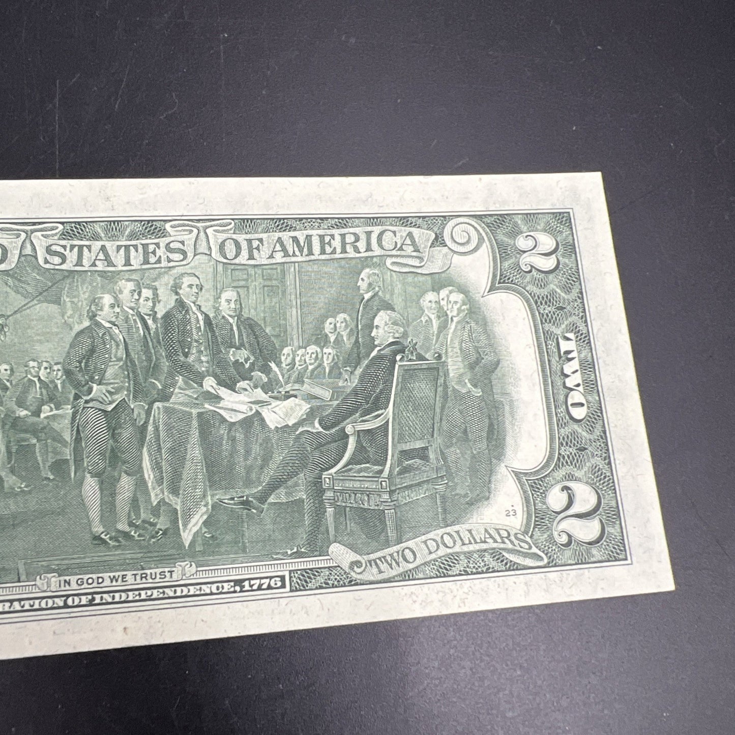 1976 Bicentennial FRN Two Dollar Federal Reserve Note Brooklyn New York VF Circ