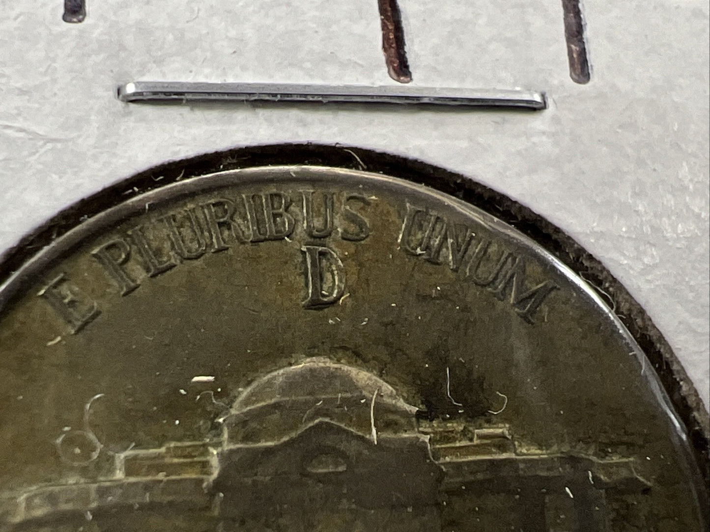 1945 D D/D RPM WWII 35% Silver Jefferson Nickel Coin with Variety Circulated