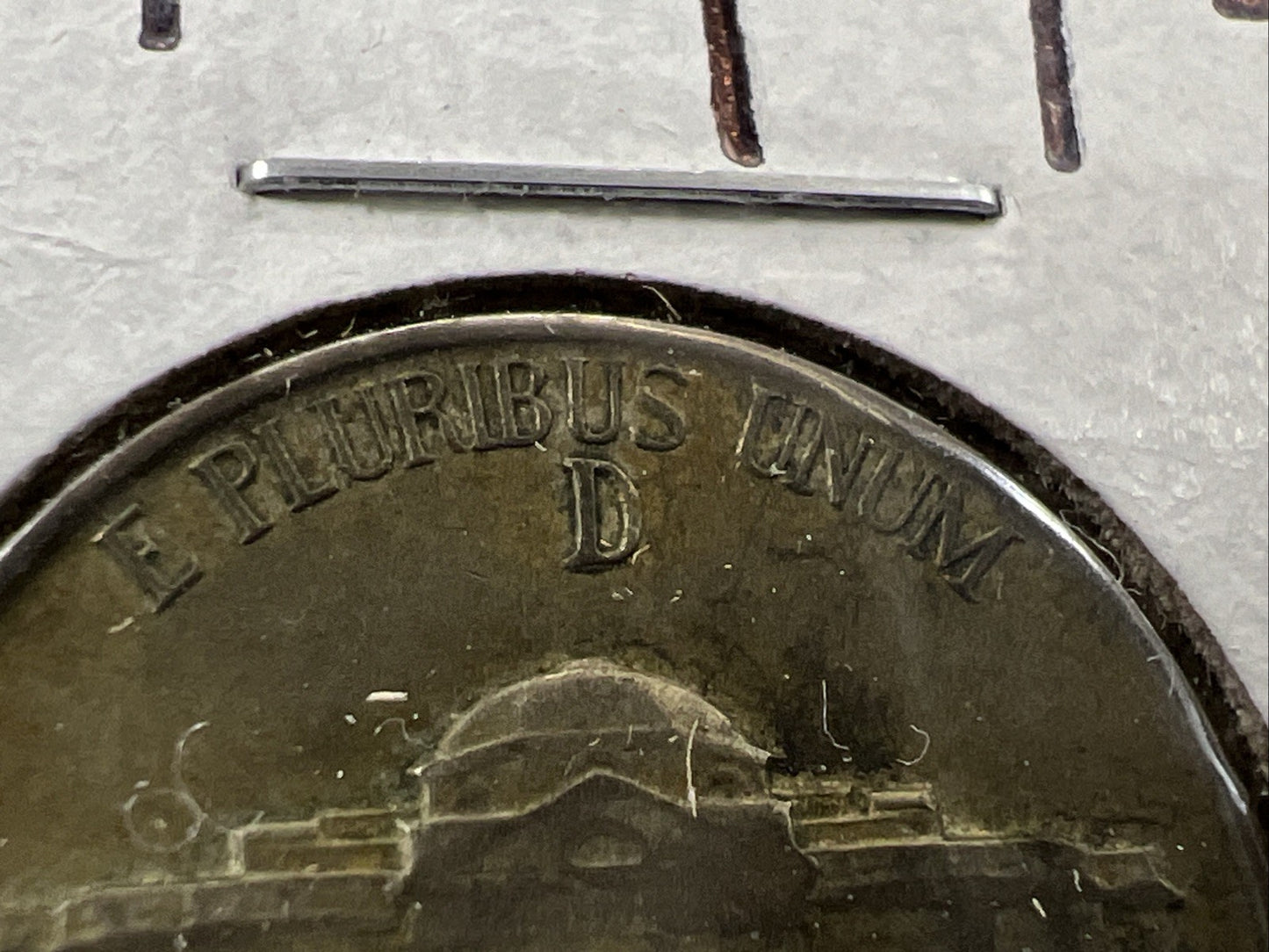 1945 D D/D RPM WWII 35% Silver Jefferson Nickel Coin with Variety Circulated