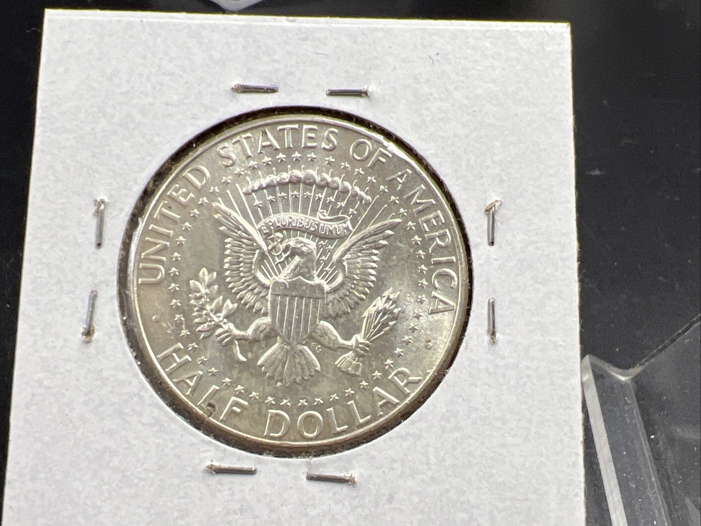 1964 P 50c Kennedy Silver Half Dollar Coin End of Roll Toner UNC