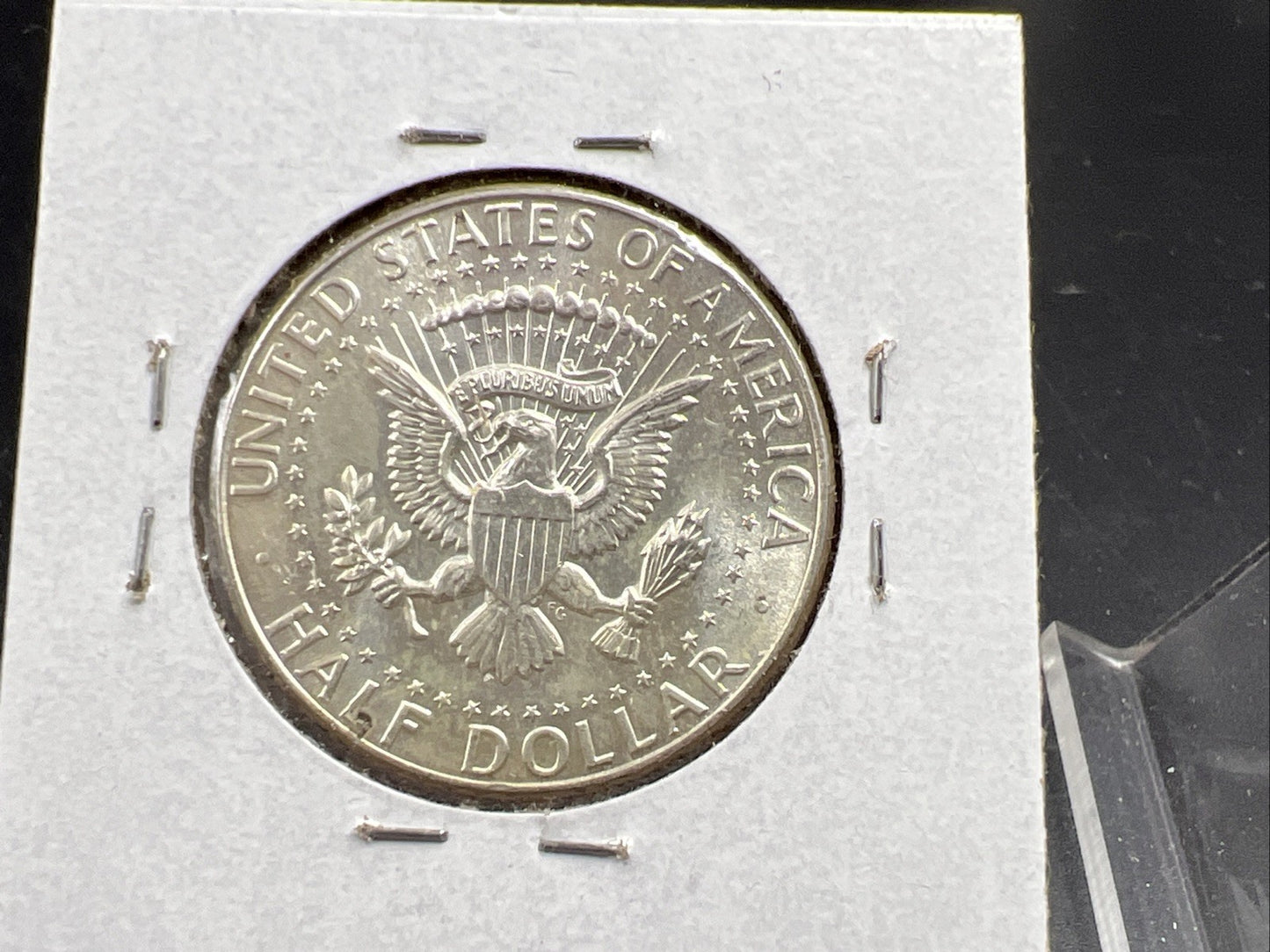 1964 P 50c Kennedy Silver Half Dollar Coin End of Roll Toner UNC