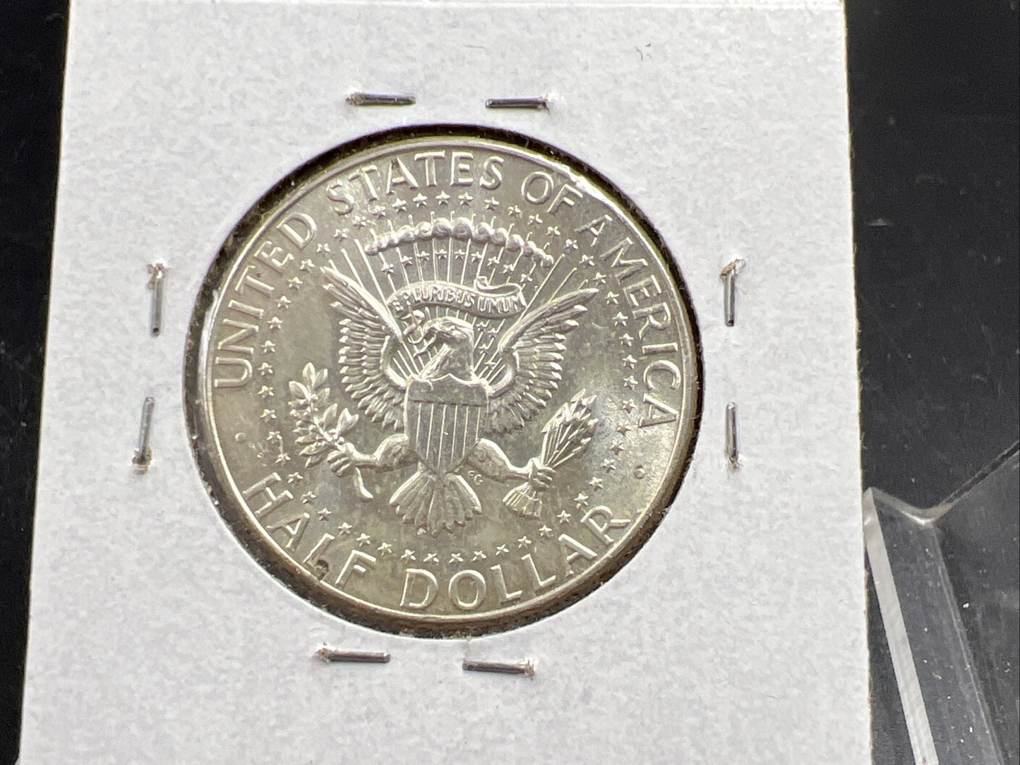 1964 P 50c Kennedy Silver Half Dollar Coin End of Roll Toner UNC