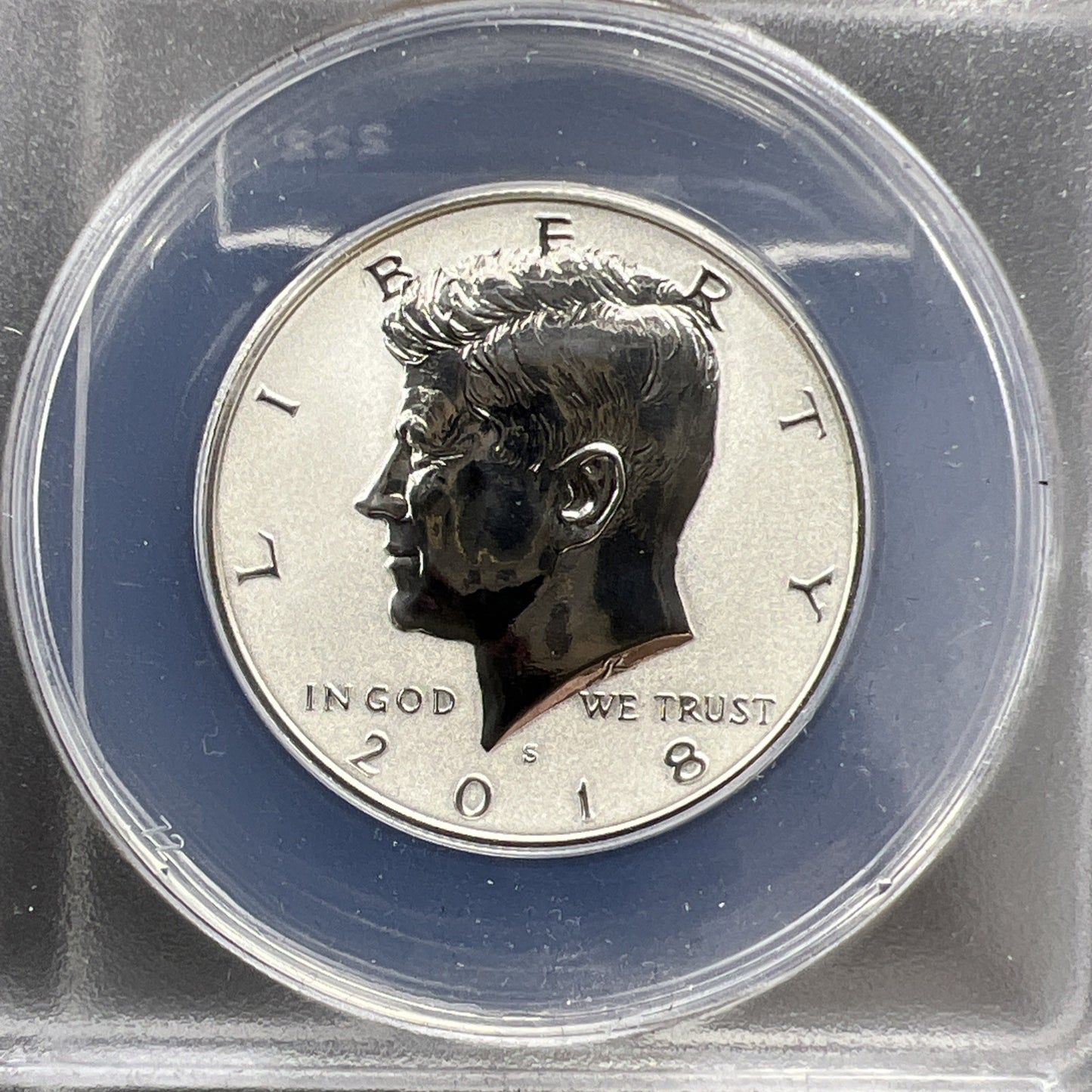 2018 S 50c Kennedy Silver Half Dollar Coin Reverse Proof RP70 DCAM PF70 FDOI