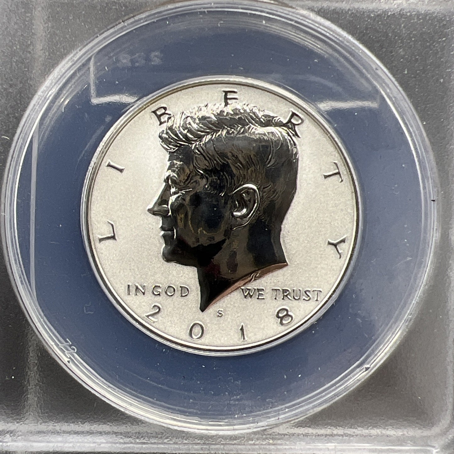 2018 S 50c Kennedy Silver Half Dollar Coin Reverse Proof RP70 DCAM PF70 FDOI