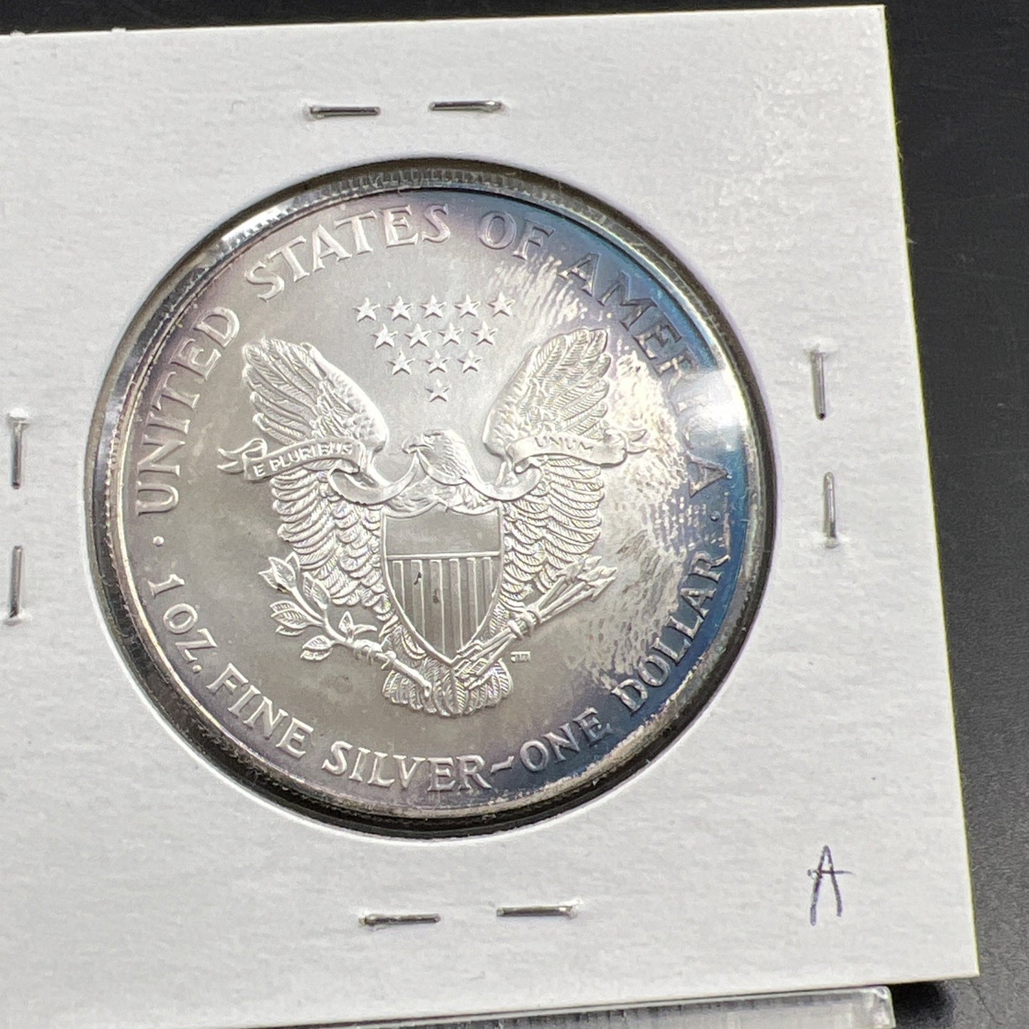 1996 1 OZ American Silver Eagle GEM BU Uncirculated .999 Nice Toning Toner ASE