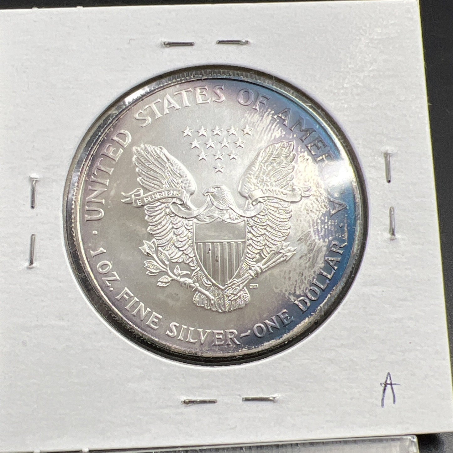 1996 1 OZ American Silver Eagle GEM BU Uncirculated .999 Nice Toning Toner ASE