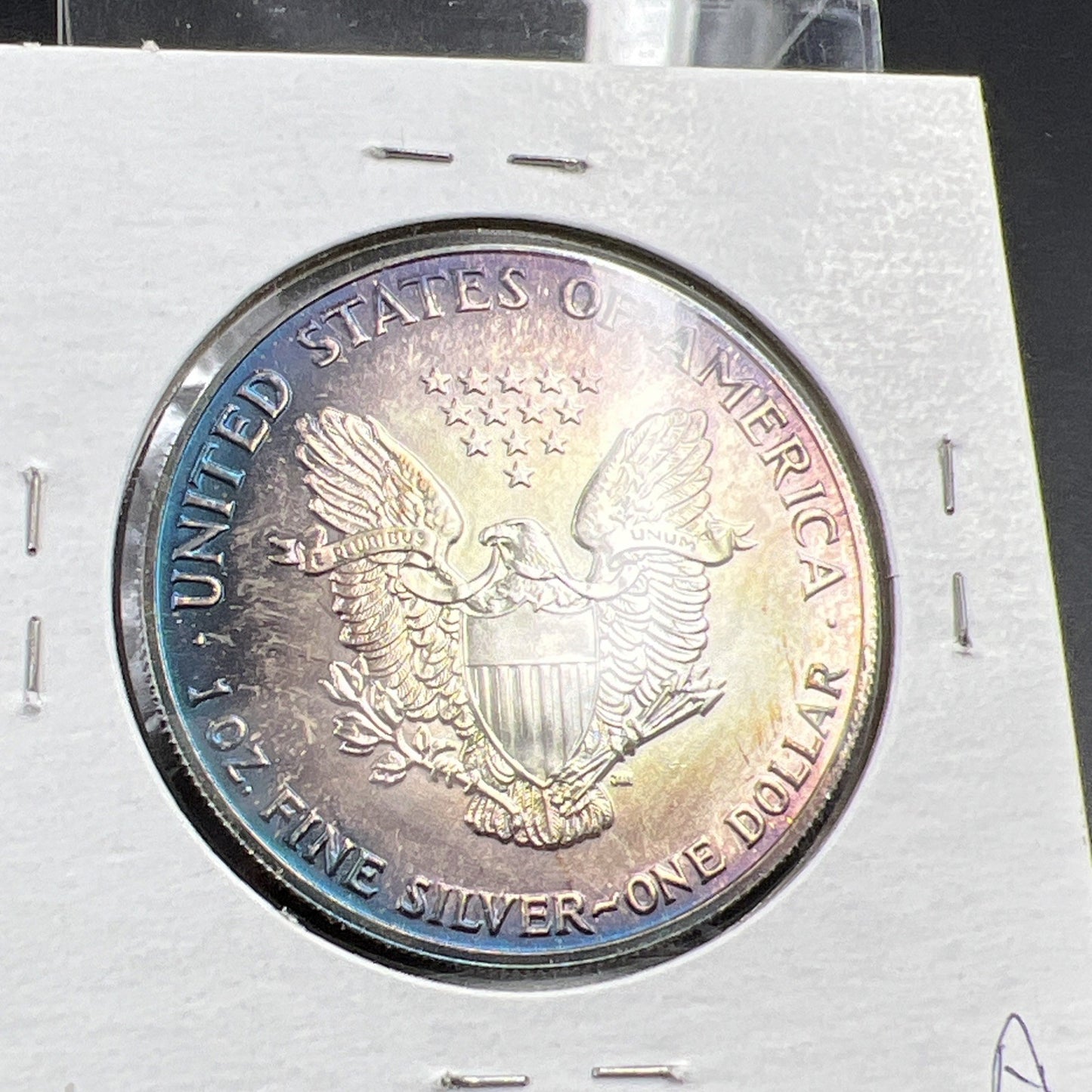 1992 1 OZ American Silver Eagle GEM BU Unc .999 Nice Toning Toner ASE SKU#B