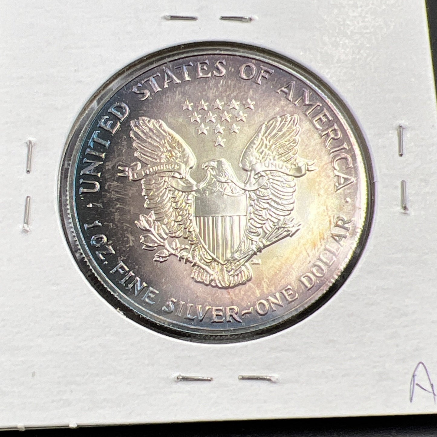 1992 1 OZ American Silver Eagle GEM BU Unc .999 Nice Toning Toner ASE SKU#B