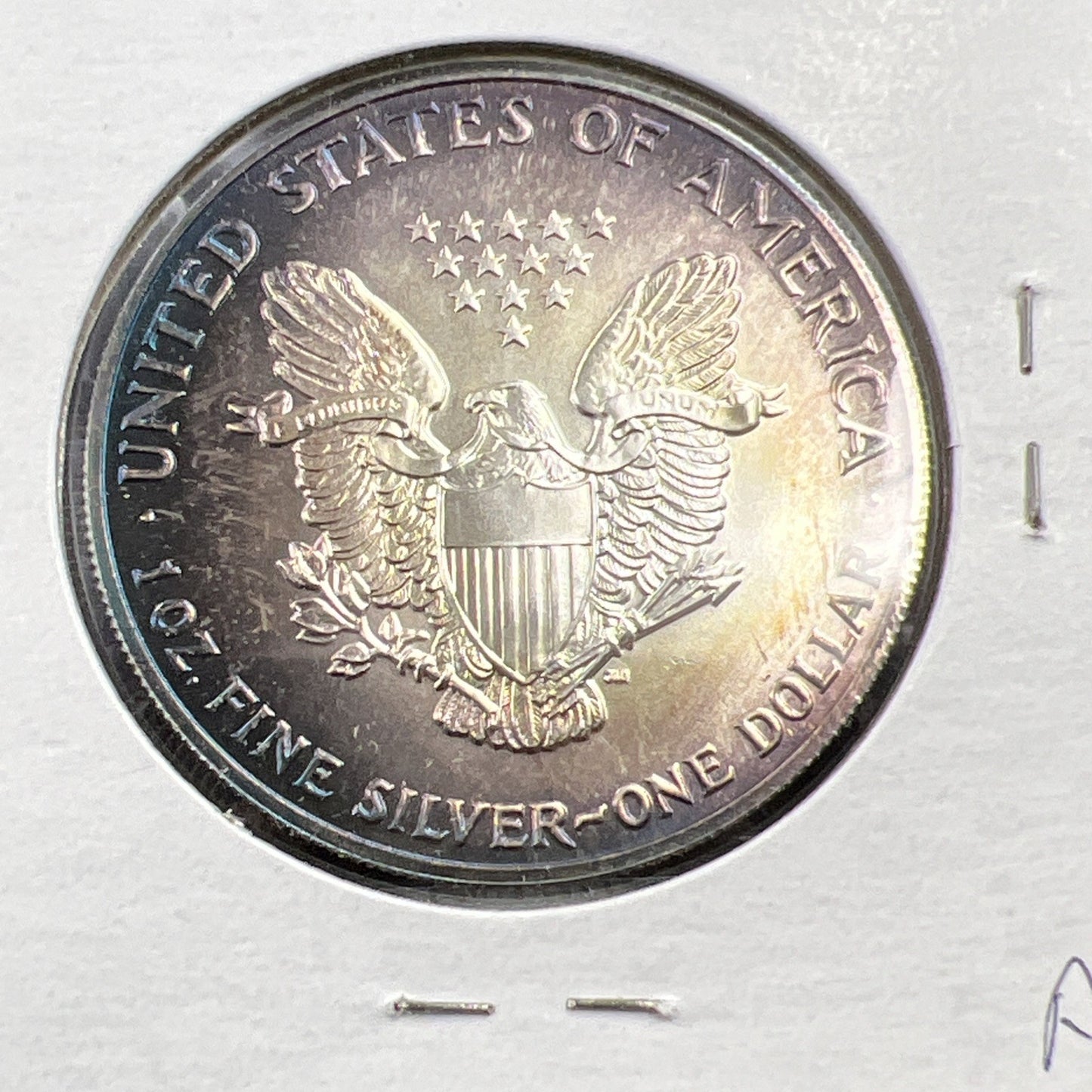 1992 1 OZ American Silver Eagle GEM BU Unc .999 Nice Toning Toner ASE SKU#B