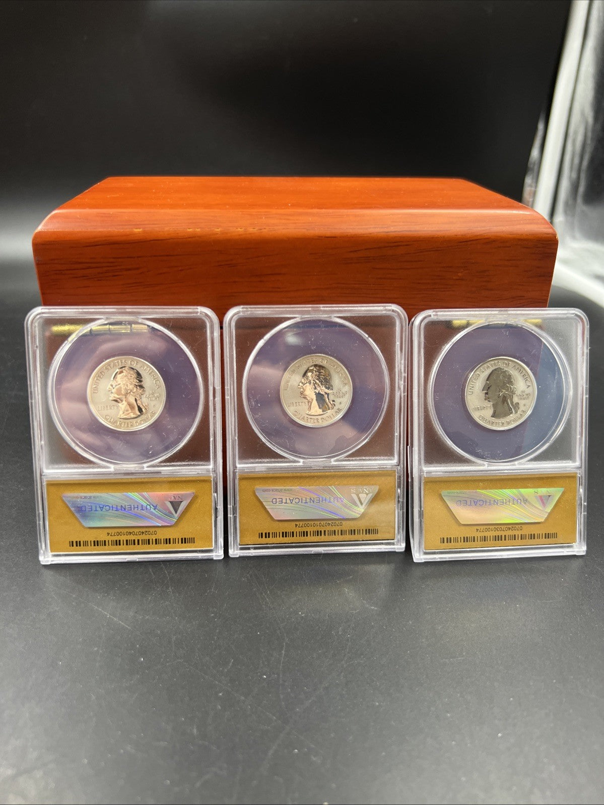 10 Coin 2018 S Silver Reverse US Proof Set PF70 RP70 ANACS Certified w/ Box
