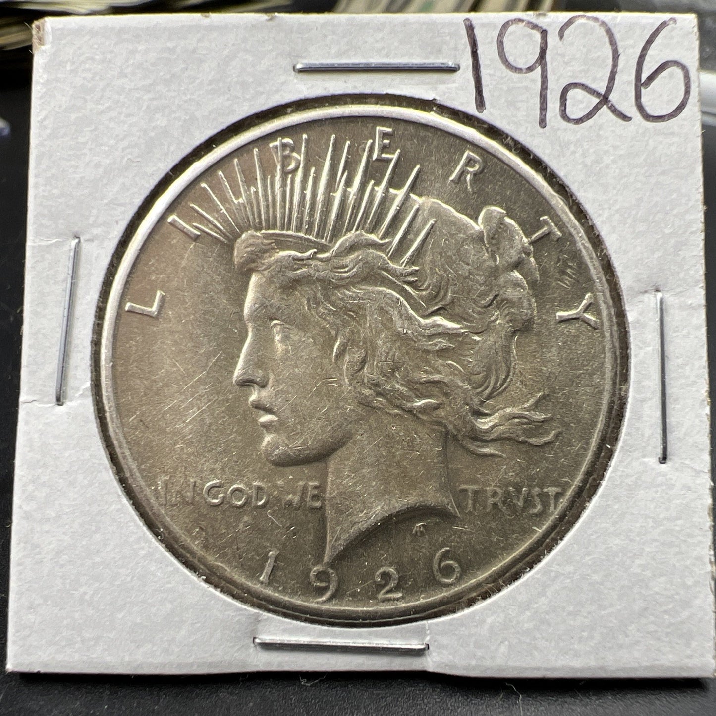 1926 P $1 Peace Silver Dollar Coin XF EF detail Circulated