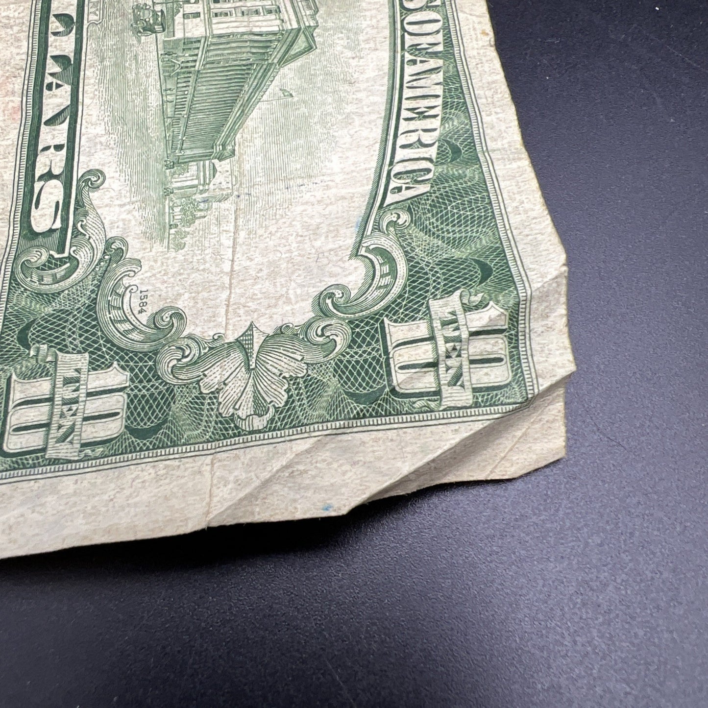 1950 C $10 Green Seal FRN Federal Reserve Note Very Circulated Cull #912