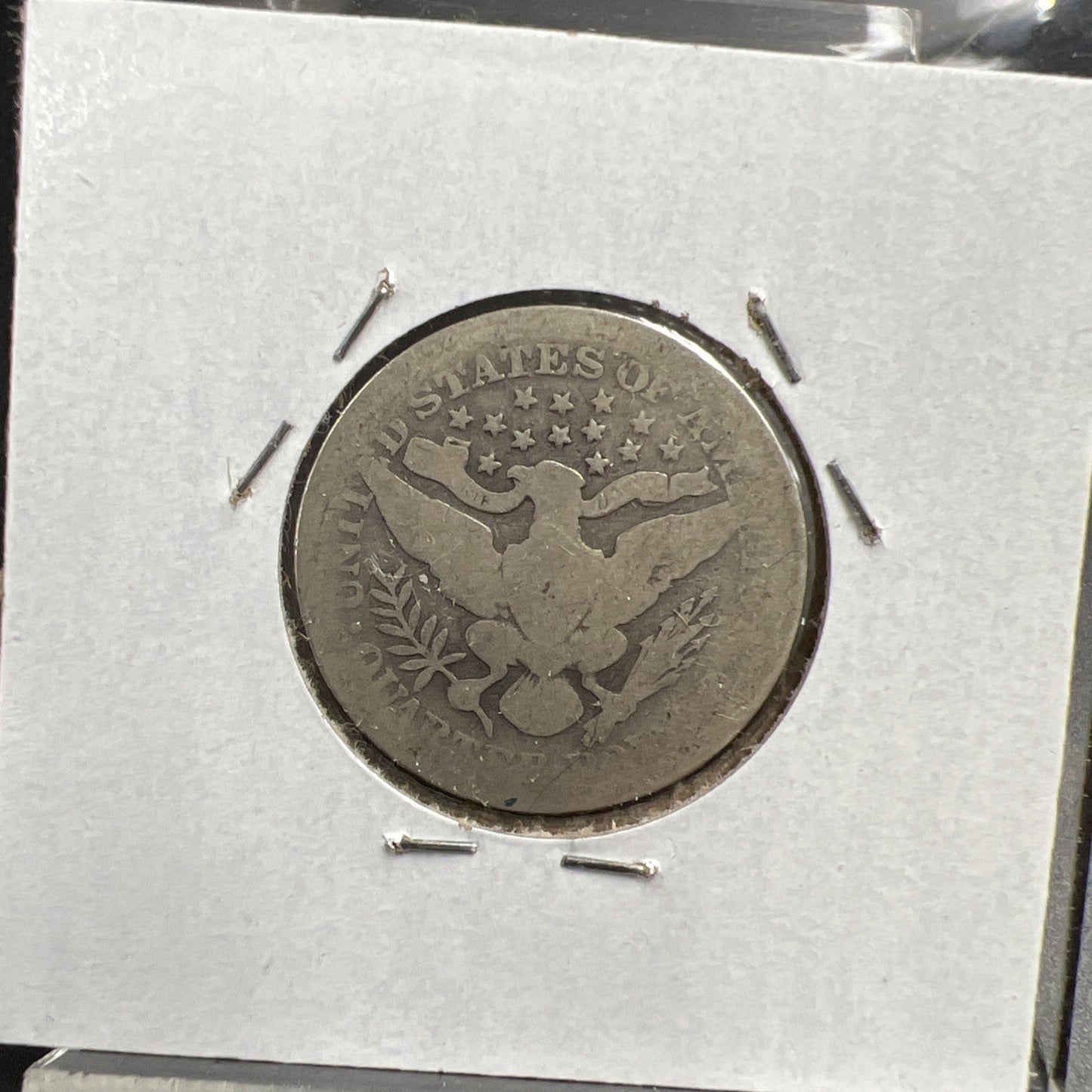 1905 25c Barber Silver Quarter Coin AG About Good Circ