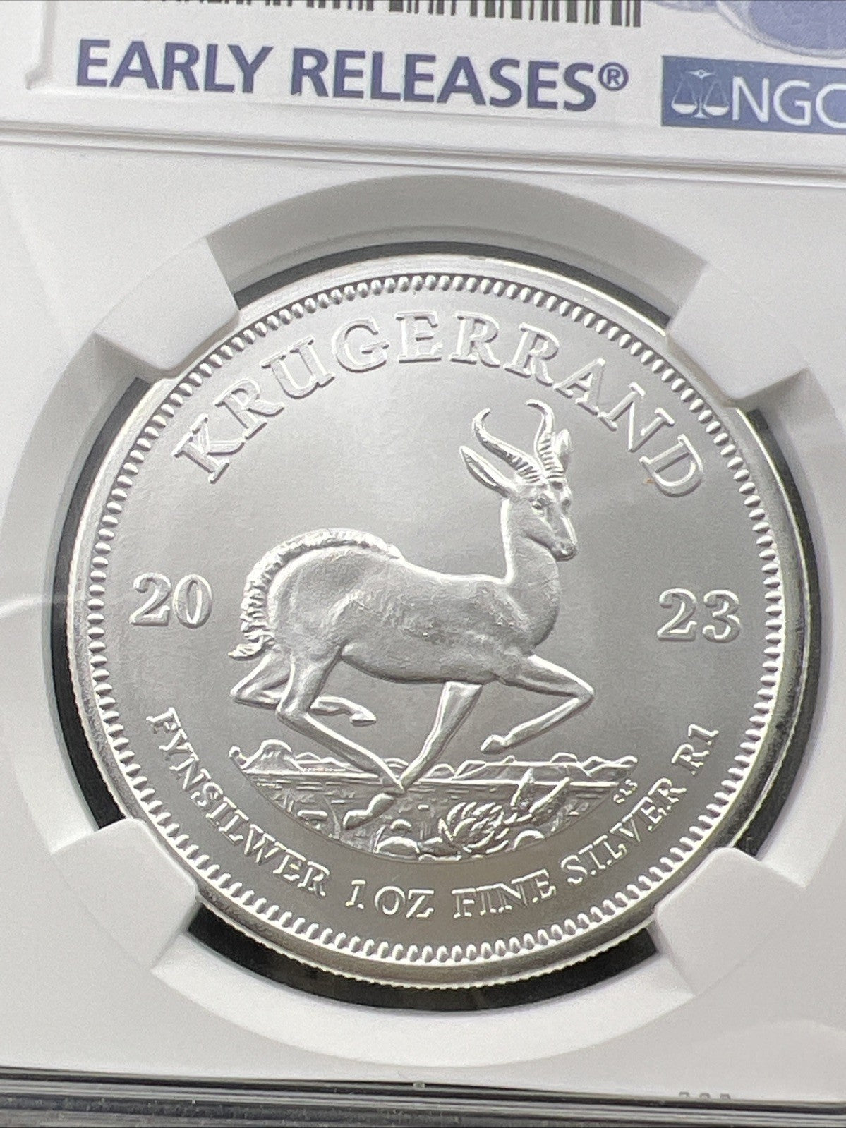 2023 1 oz Silver Krugerrand South Africa MS69 NGC Certified #226
