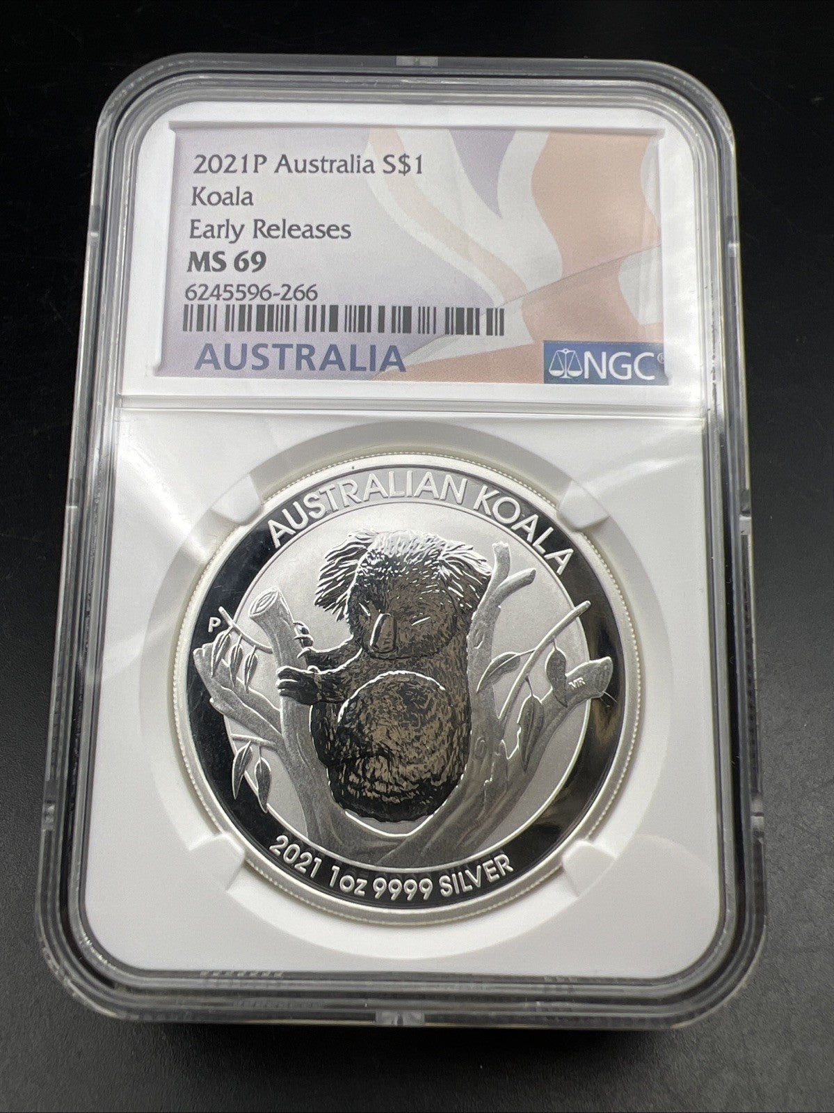 2021 Perth Mint 1 oz Silver Koala Coin NGC MS69 Gem UNC Certified #266