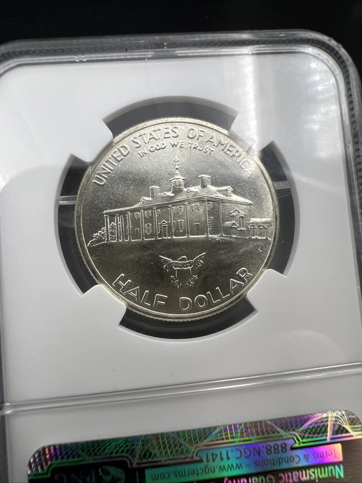 1982 D Washington Commemorative Silver Half Dollar Coin MS67 Gem BU Certified #3