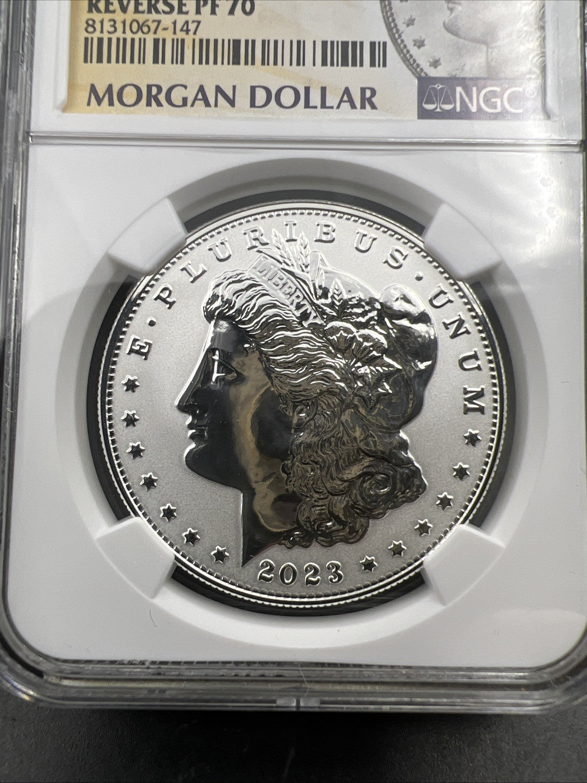 2023 S Morgan Silver Dollar Coin Reverse Proof NGC PF70 FDOI First day of Issue