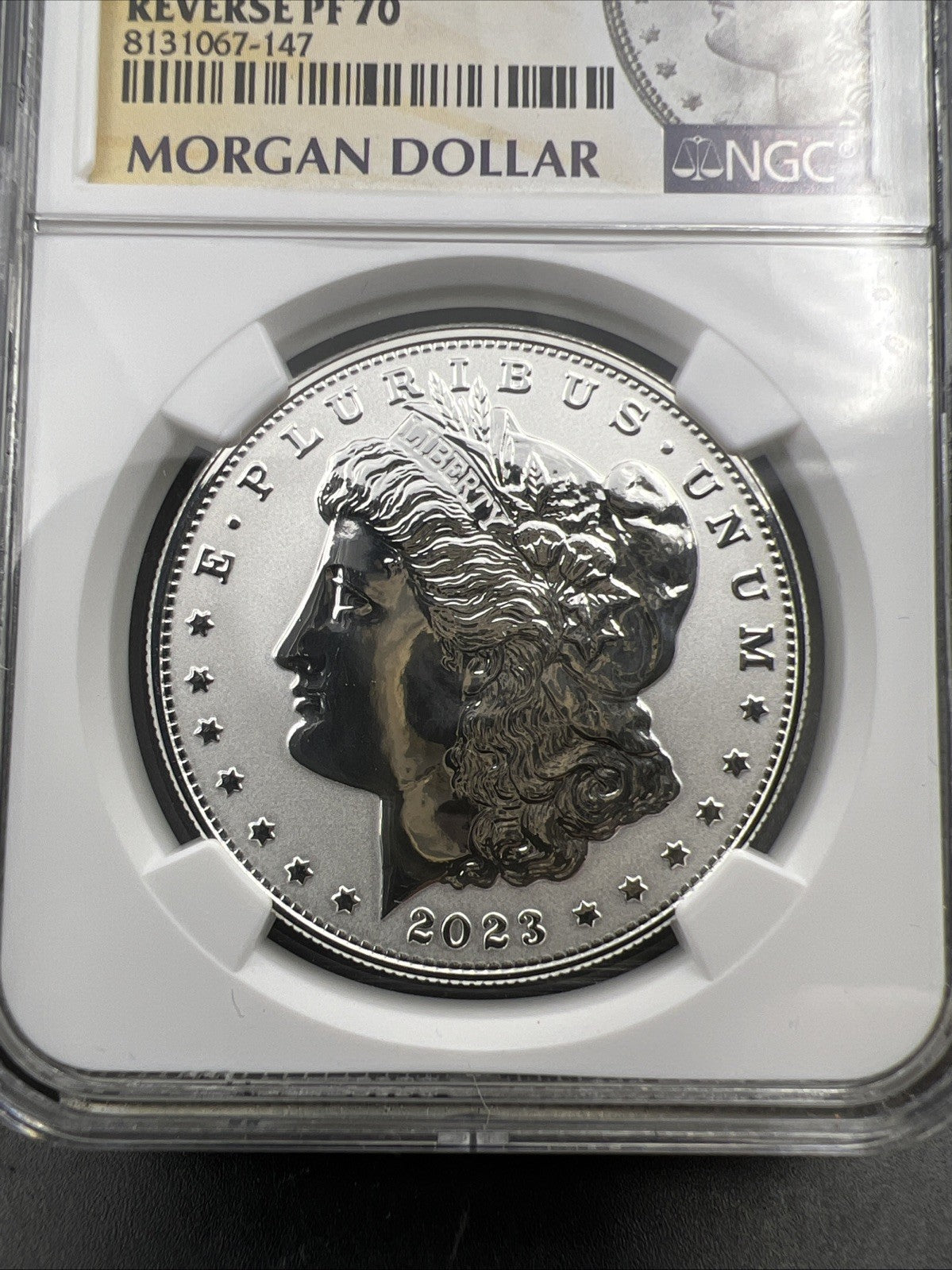 2023 S Morgan Silver Dollar Coin Reverse Proof NGC PF70 FDOI First day of Issue