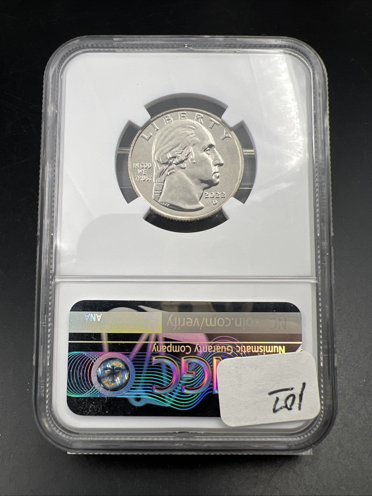 2022 D Wilma Mankiller Women's Quarter Commemorative NGC MS68 PL Chipped Slab