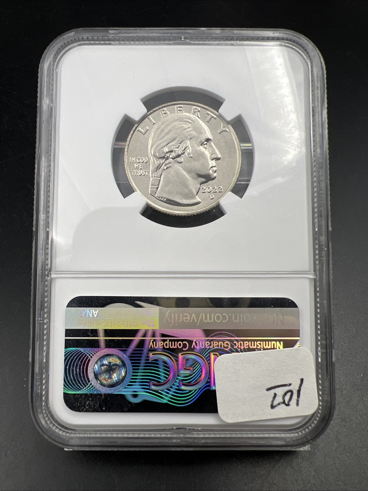 2022 D Wilma Mankiller Women's Quarter Commemorative NGC MS68 PL Chipped Slab