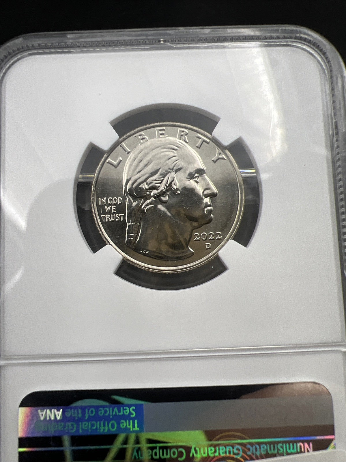 2022 D Wilma Mankiller Women's Quarter Commemorative NGC MS68 PL Chipped Slab
