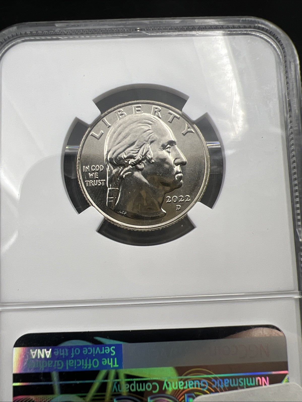 2022 D Wilma Mankiller Women's Quarter Commemorative NGC MS68 PL Chipped Slab