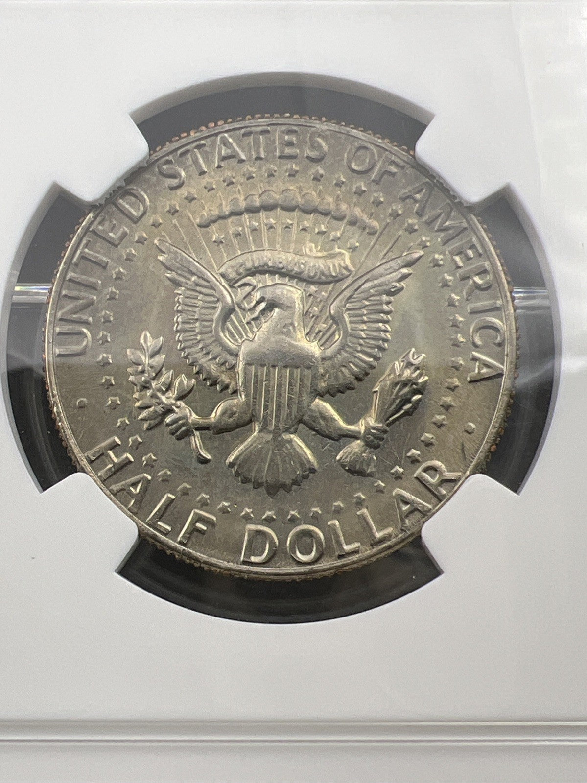 1982 P 50c Kennedy Copper Nickel Half Dollar Coin Ms64 NO FG Variety NGC