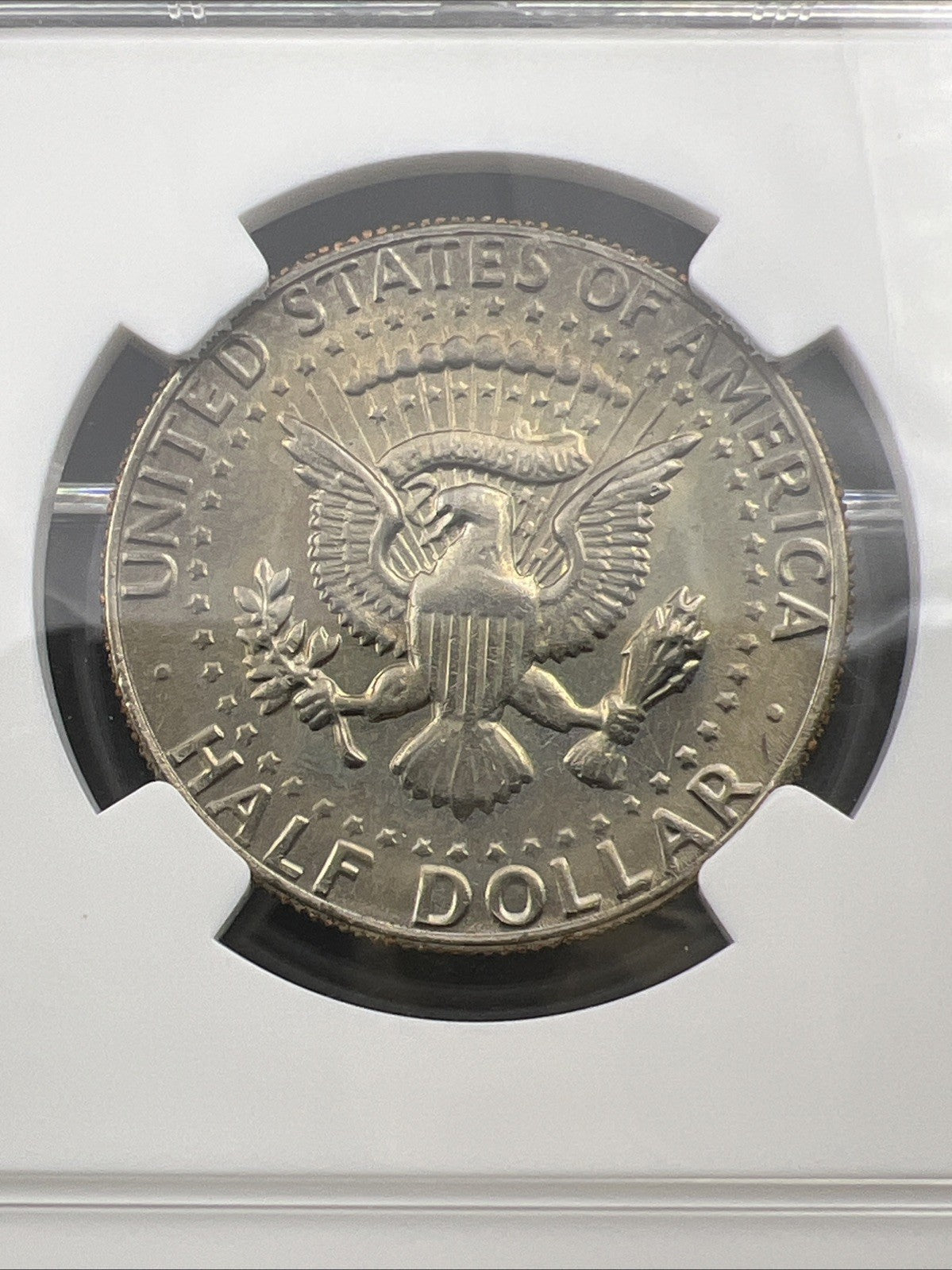 1982 P 50c Kennedy Copper Nickel Half Dollar Coin Ms64 NO FG Variety NGC