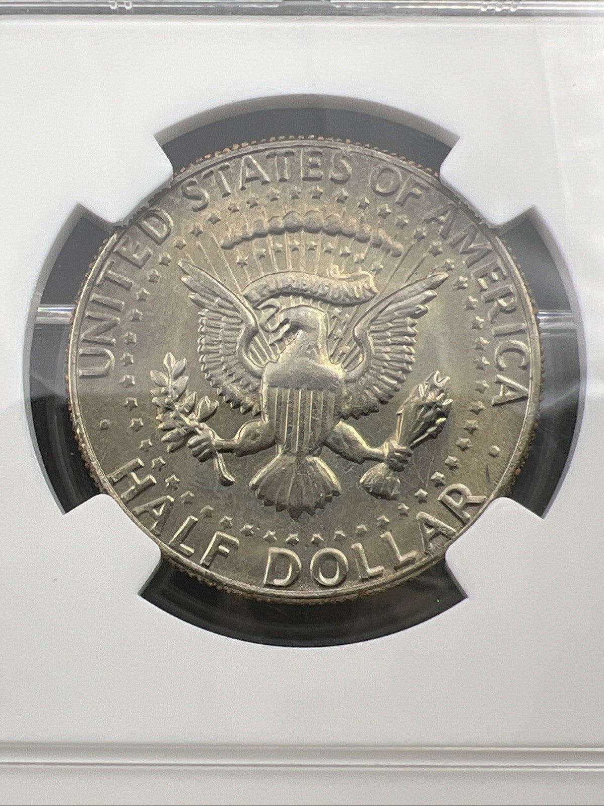 1982 P 50c Kennedy Copper Nickel Half Dollar Coin Ms64 NO FG Variety NGC