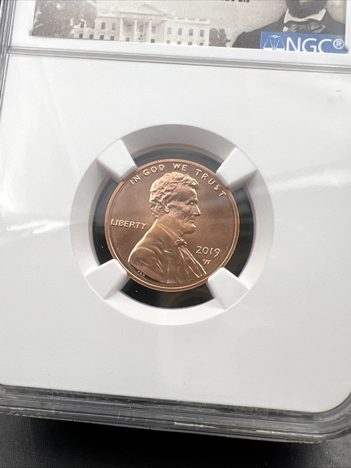 2019 W 1c Lincoln Shield First West Point Cent MS69 RD #121 NGC