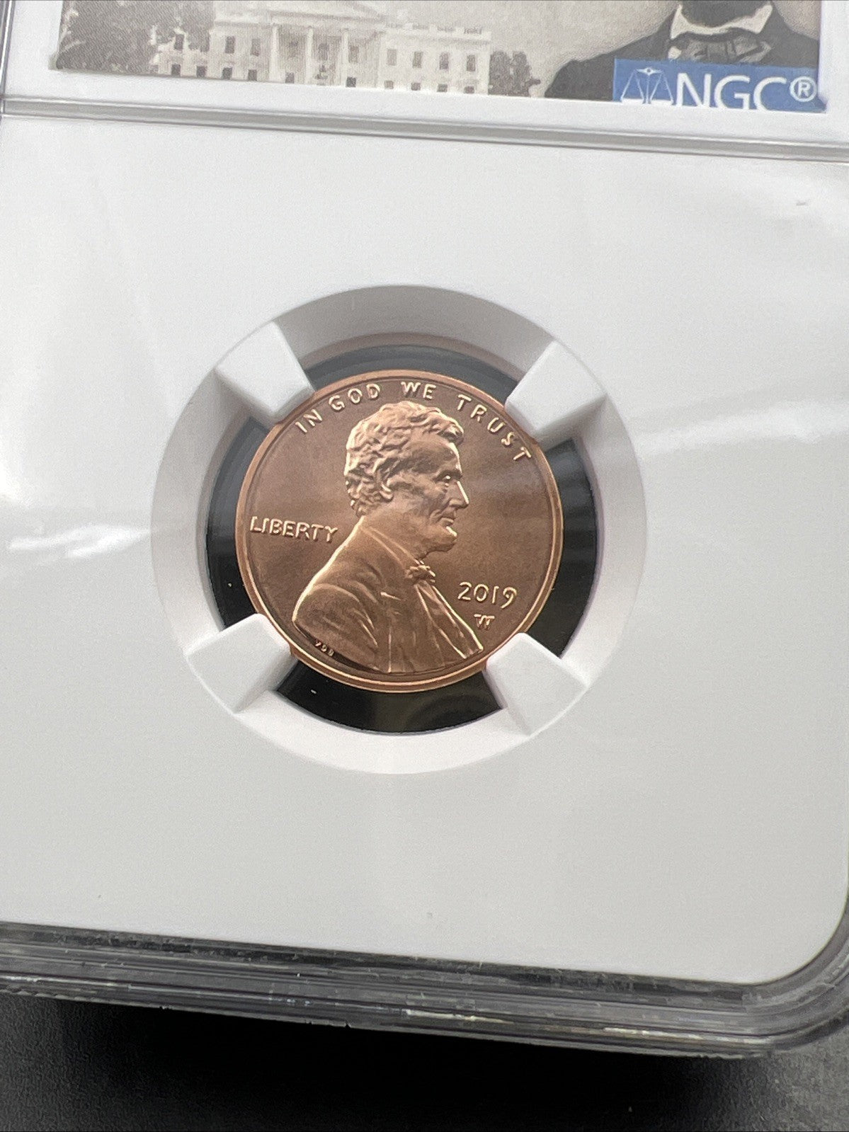 2019 W 1c Lincoln Shield First West Point Cent MS69 RD #121 NGC