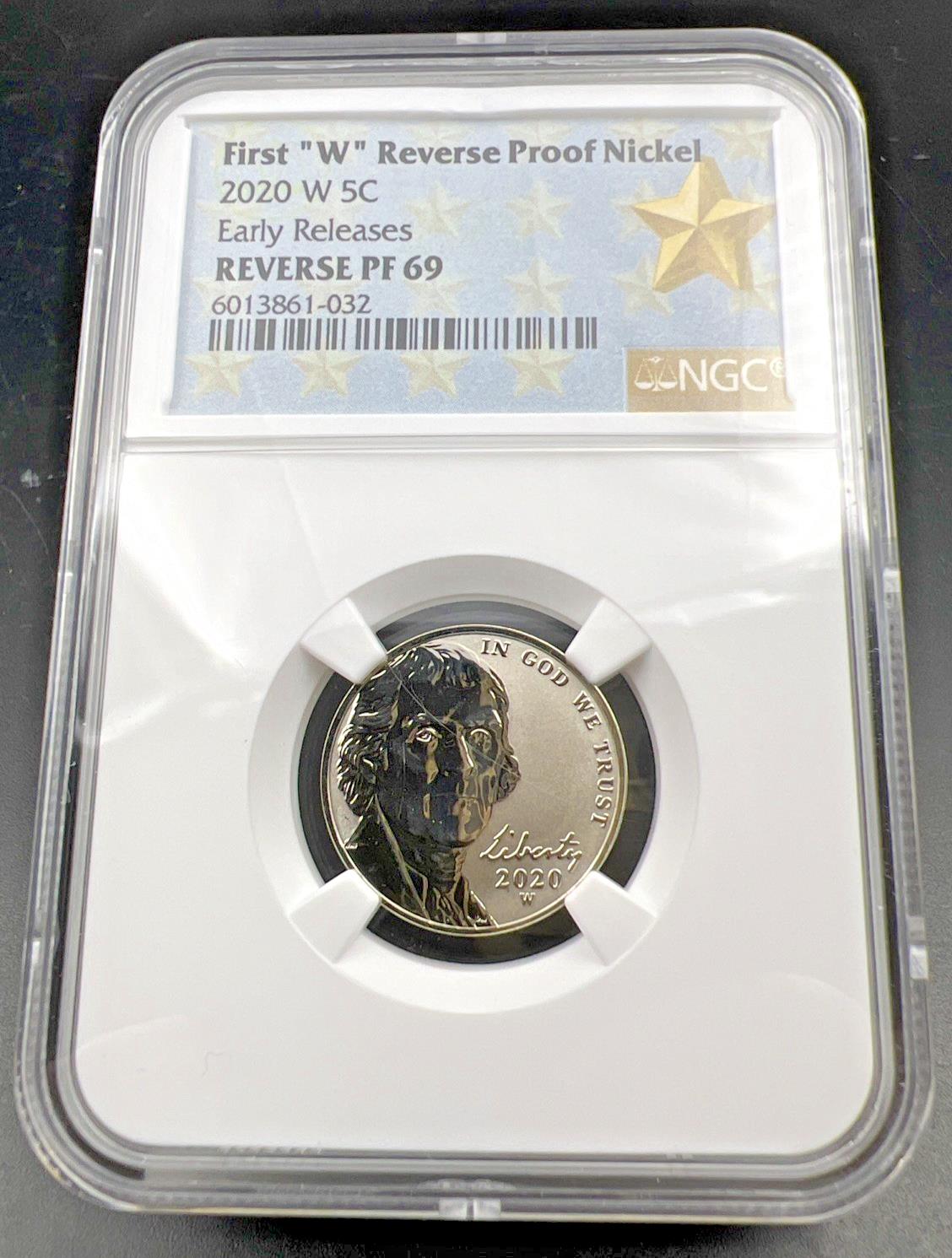 2020 W West Point Reverse Proof Nickel Early Releases NGC PF69 #032
