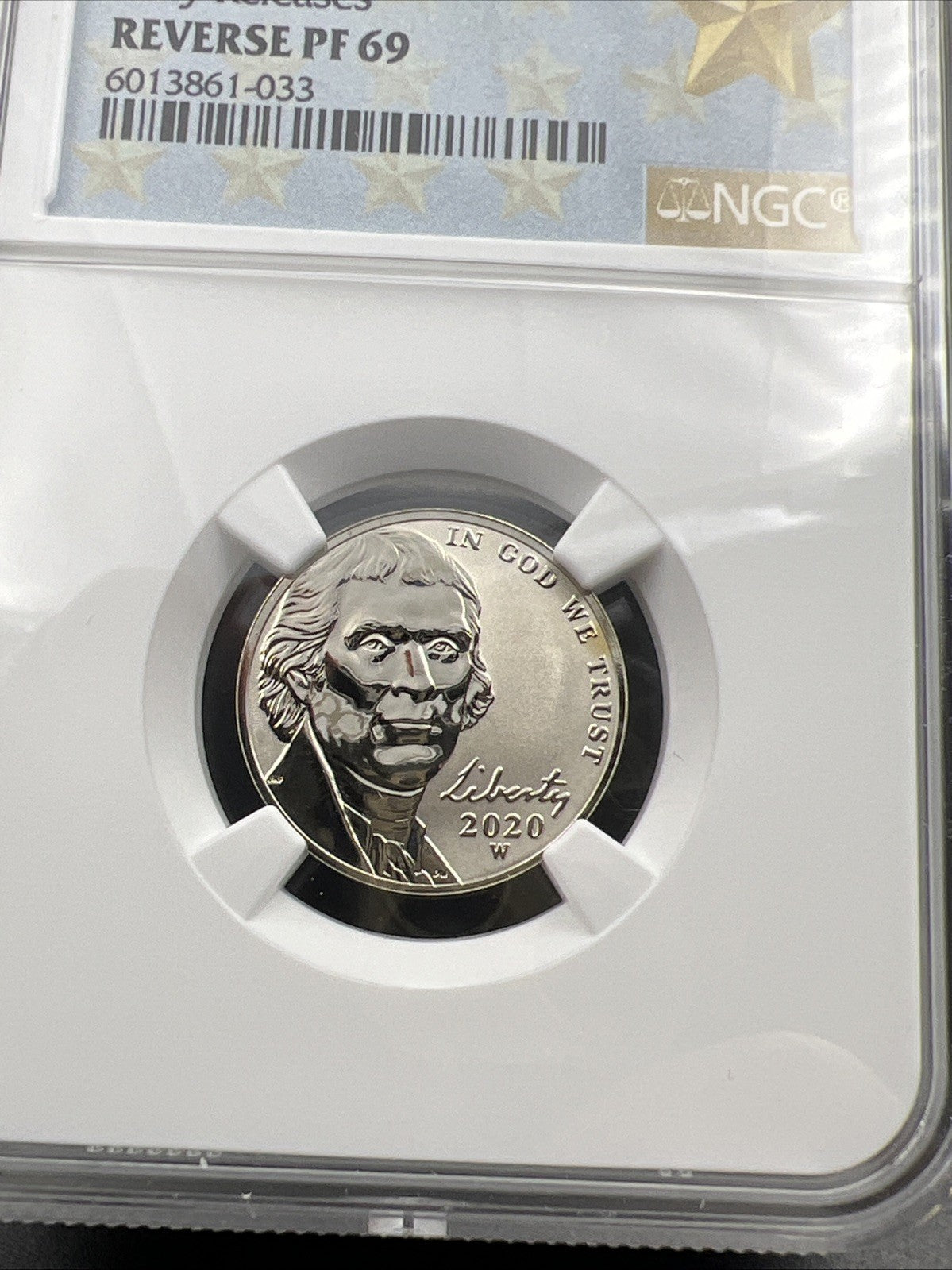 2020 W West Point Reverse Proof Nickel Early Releases NGC PF69 #033