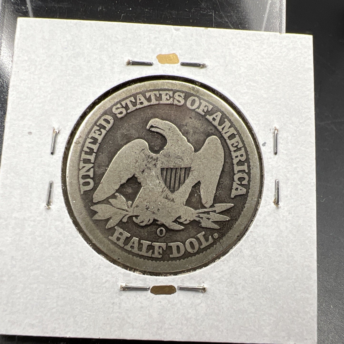 1854 O 50c Liberty Seated Half Dollar Coin Choice AG About Good Full Date