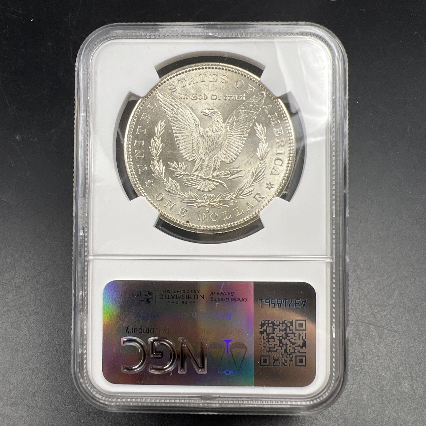 1880 S $1 Morgan Dollar Coin NGC MS62 VAM 6 Doubled Date Variety Coin Medium S