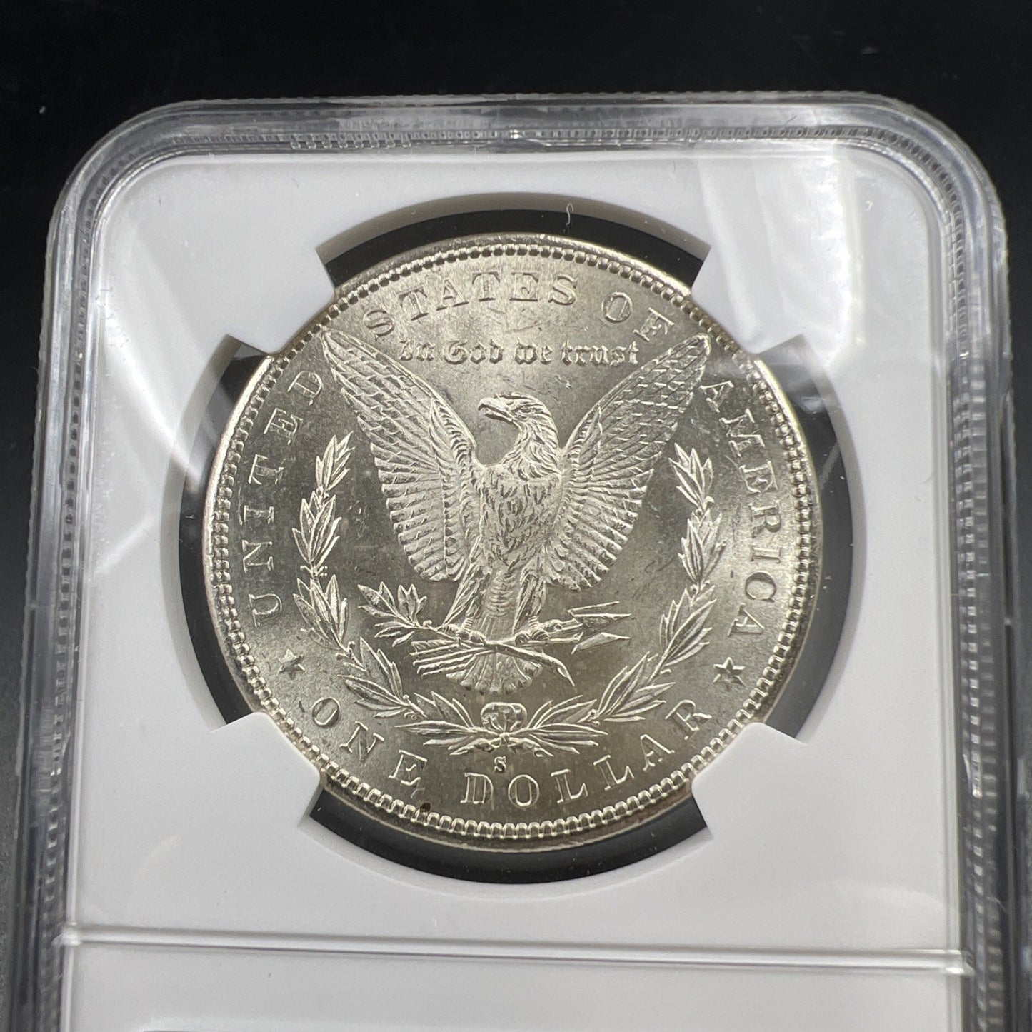1880 S $1 Morgan Dollar Coin NGC MS62 VAM 6 Doubled Date Variety Coin Medium S