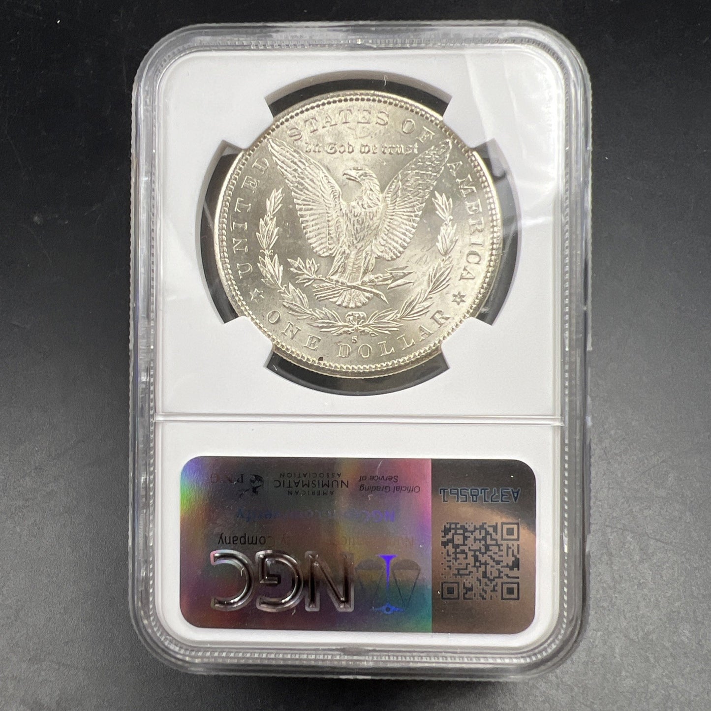 1880 S $1 Morgan Dollar Coin NGC MS62 VAM 6 Doubled Date Variety Coin Medium S