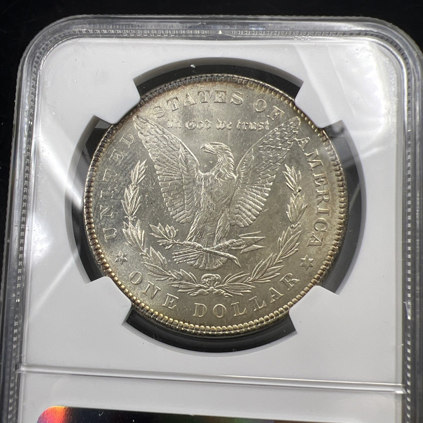 1878 7/8 TF Weak Tailfeathers VAM 33A Clash & Double Legs Morgan Dollar NGC MS63