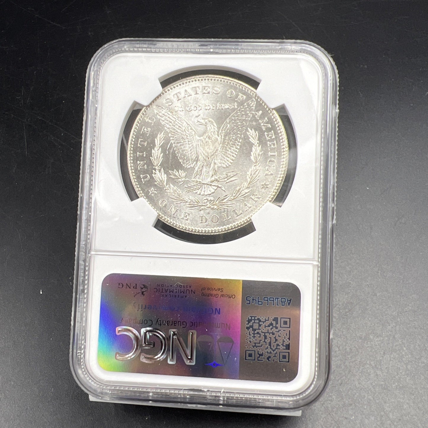 1878 S $1 Morgan Silver Dollar Coin VAM 113 Acid Treated Wings NGC MS62 BU UNC